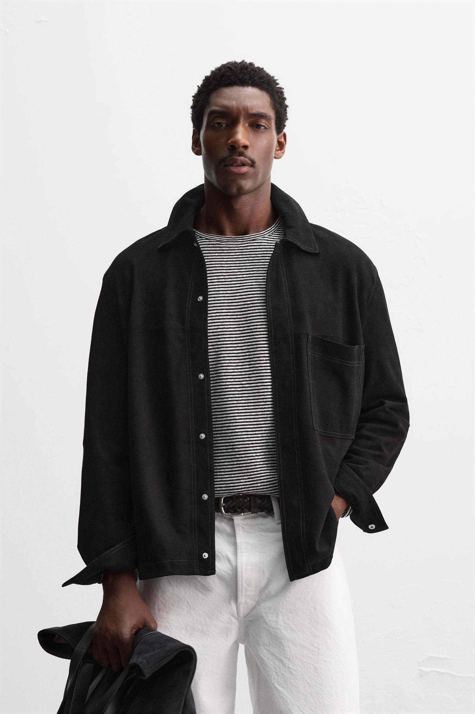 LIMITED EDITION SUEDE LEATHER OVERSHIRT Product Image