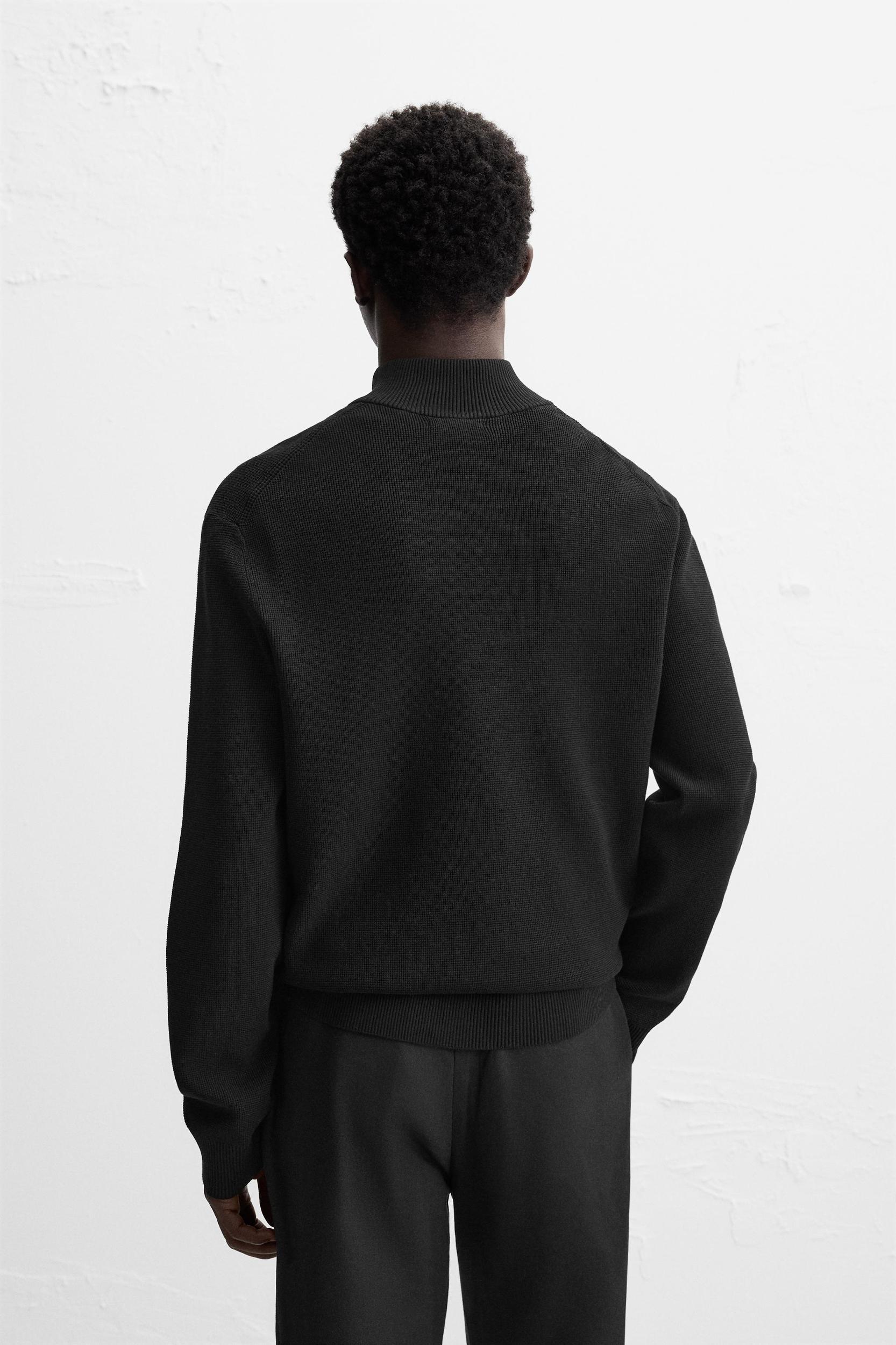 ZIP COLLAR SWEATER Product Image