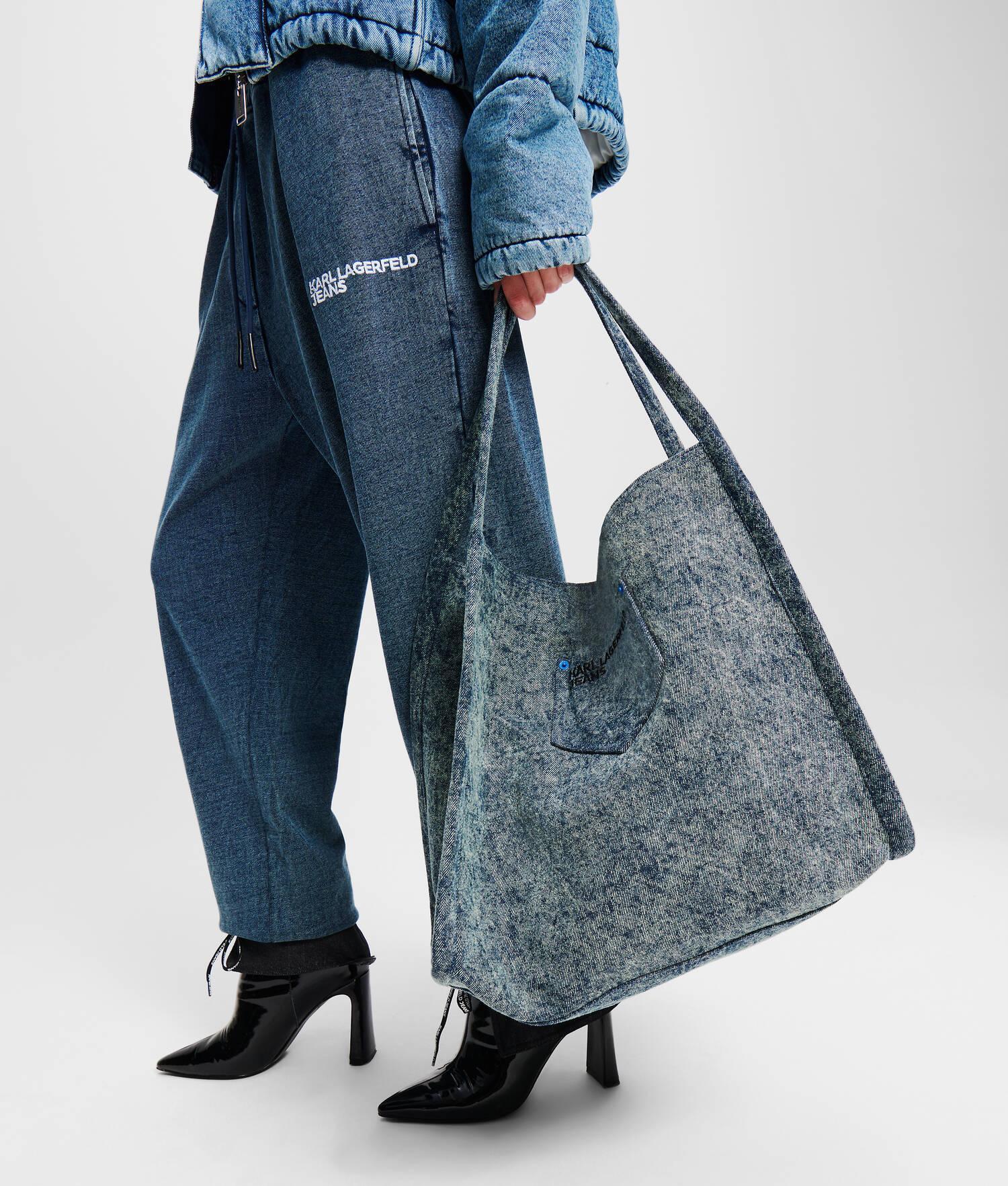 KLJ DISTRESSED DENIM SHOPPER Product Image