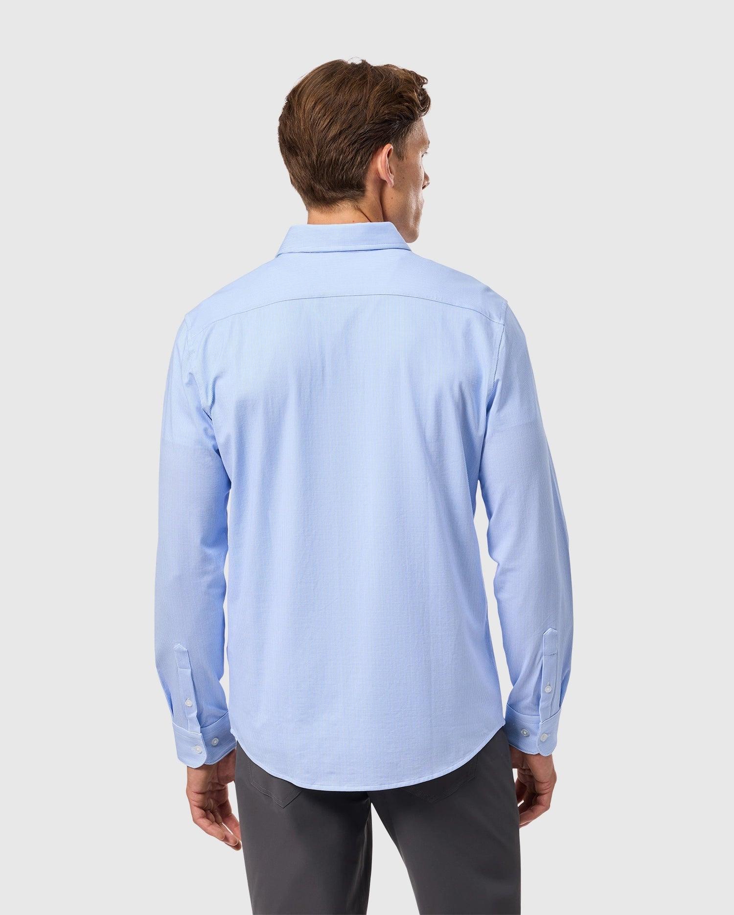MENS BROOK STRIPED JERSEY SHIRT - B6C750D200 Male Product Image