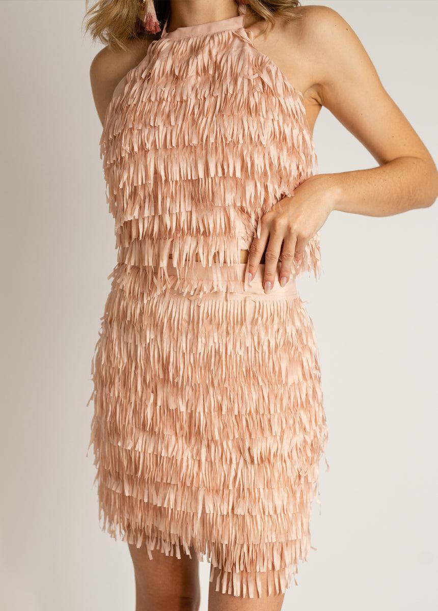 Cleo Skirt in Blush Female Product Image