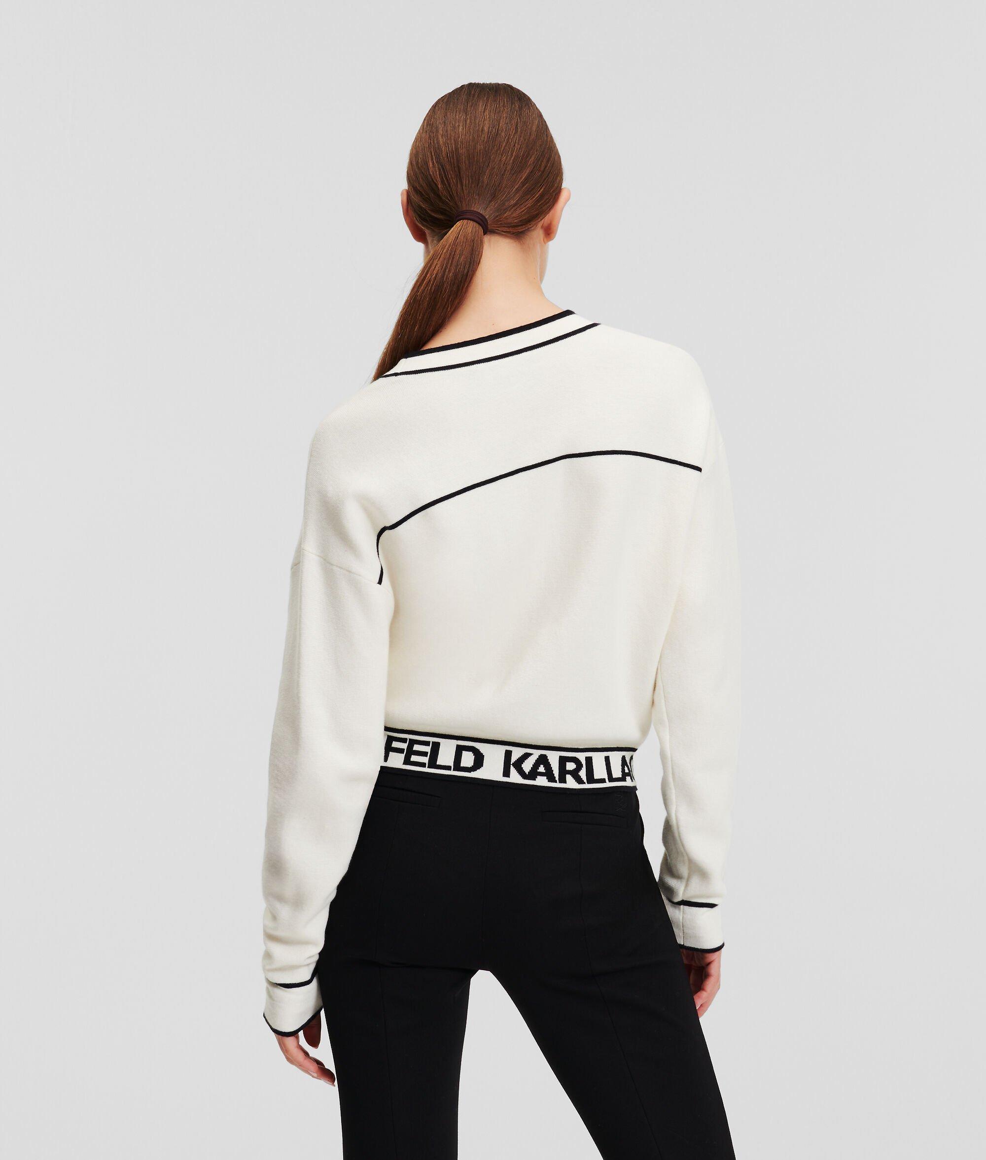 CROPPED LOGO CARDIGAN Product Image