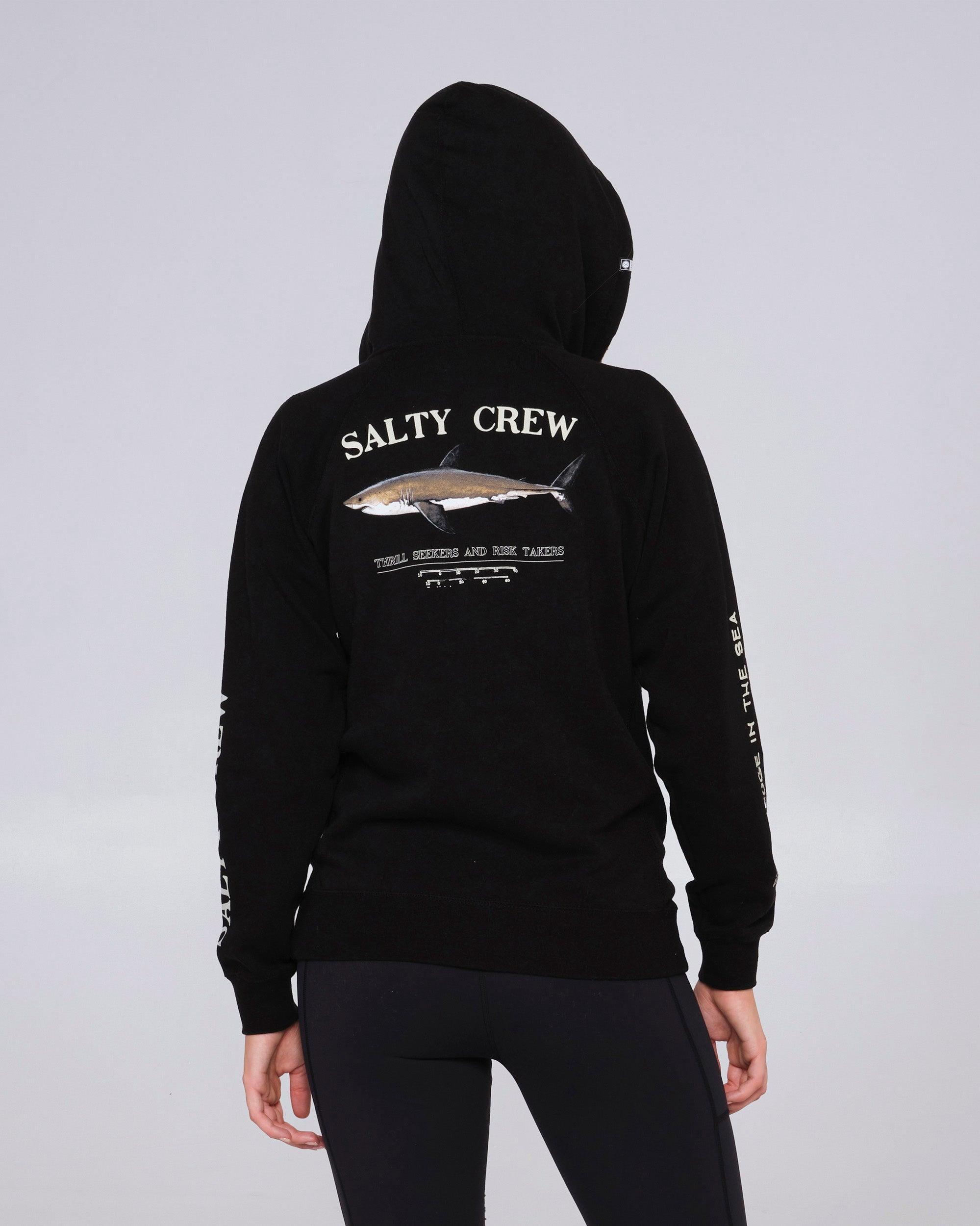Bruce Zip Hood - Black Female Product Image