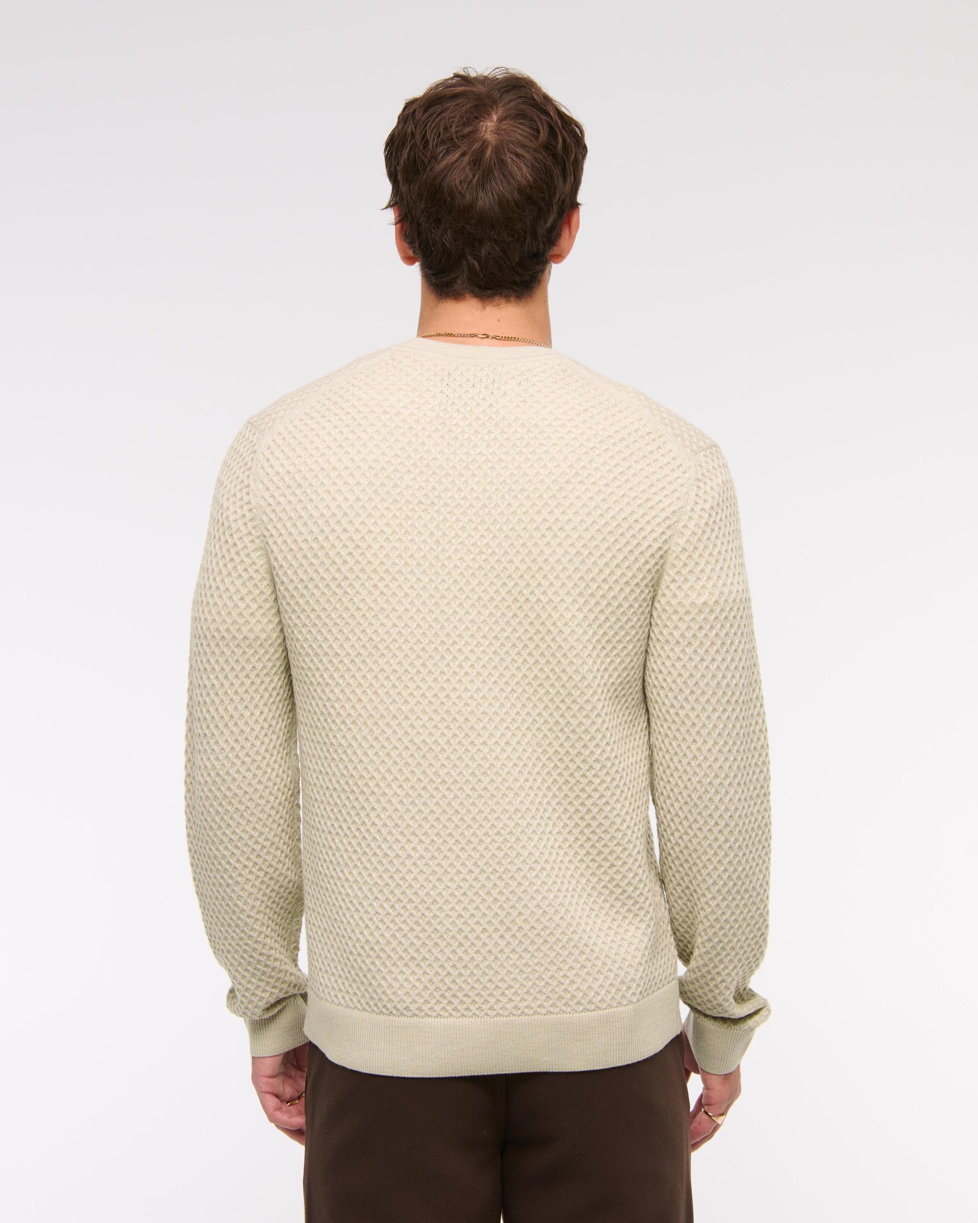 Merino Wool-Blend Crew Sweater Product Image