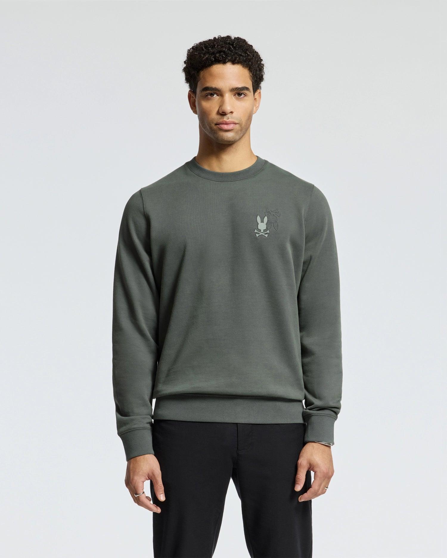 MENS WORDMARK PEACHED TERRY CREW - B6S278E200 Product Image
