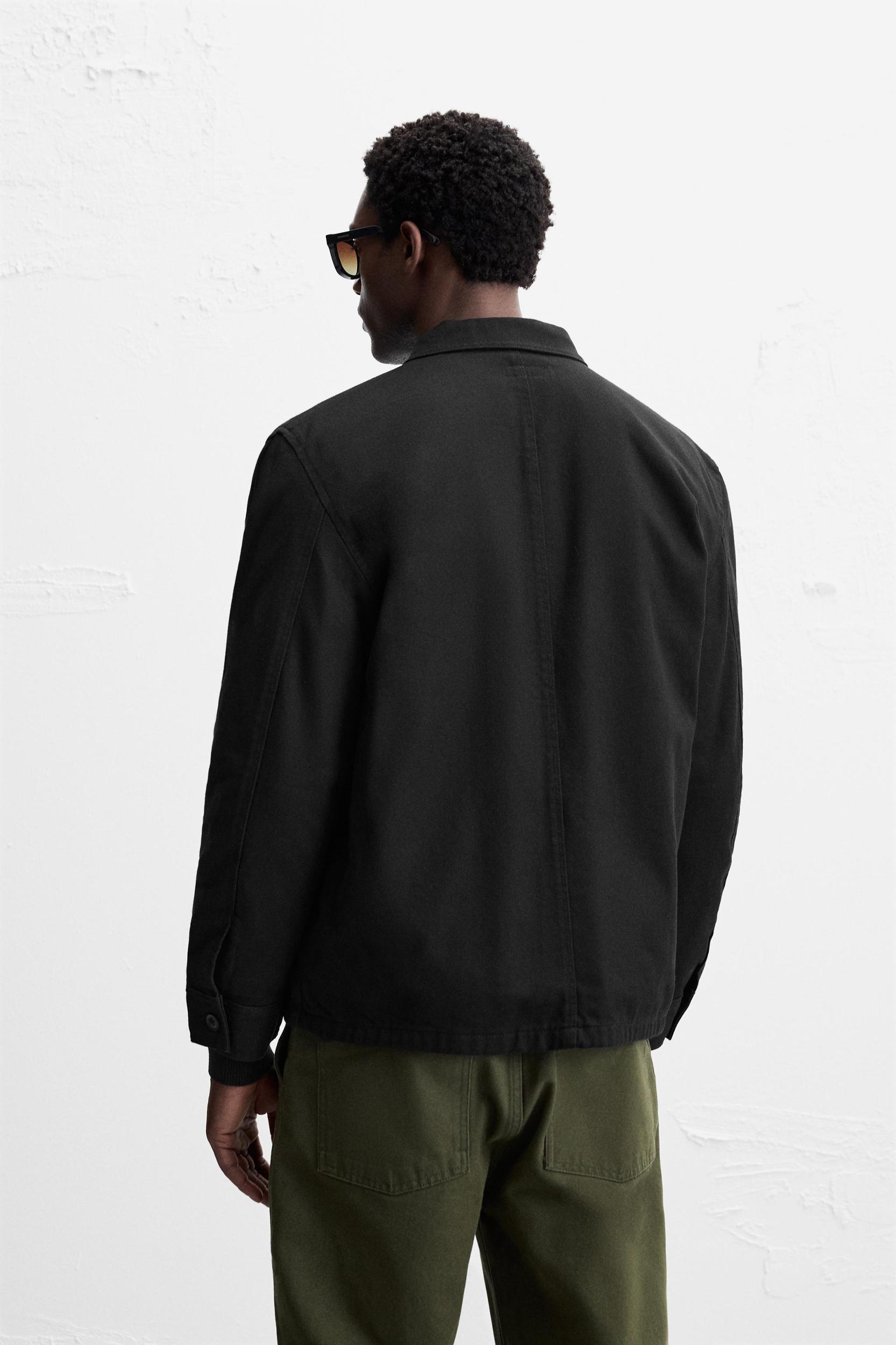 TEXTURED WEAVE OVERSHIRT Product Image