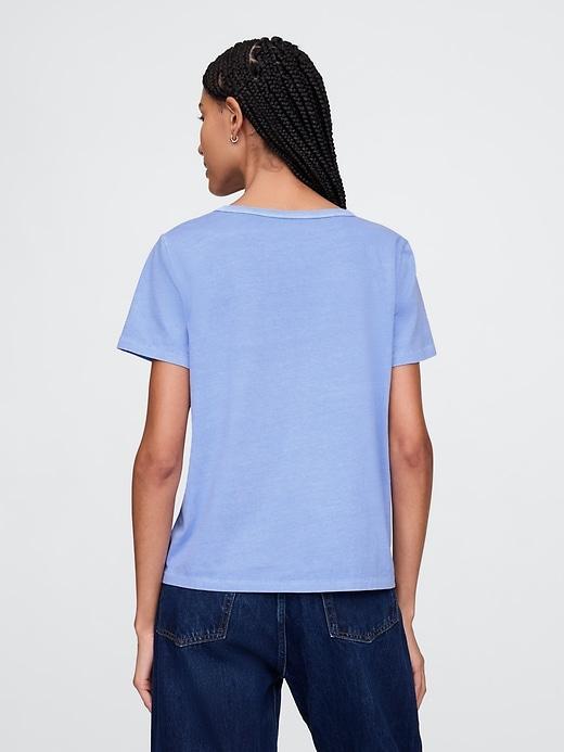 Organic Cotton VintageSoft V-Neck T-Shirt Product Image
