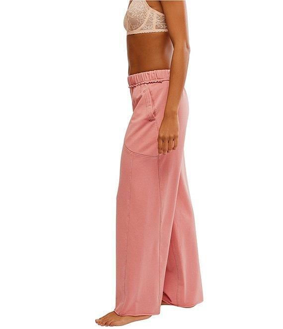 Free People Don't Wait Up Wide-Leg Lounge Pants Product Image