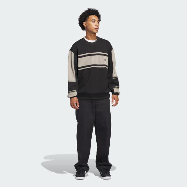 adidas Skateboarding Classic Crewneck Sweater (Gender Neutral) Black L Unisex Product Image