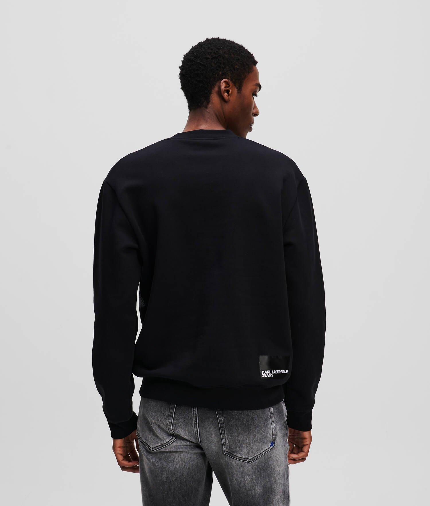KLJ MONOGRAM BLEACHED SWEATSHIRT  Product Image