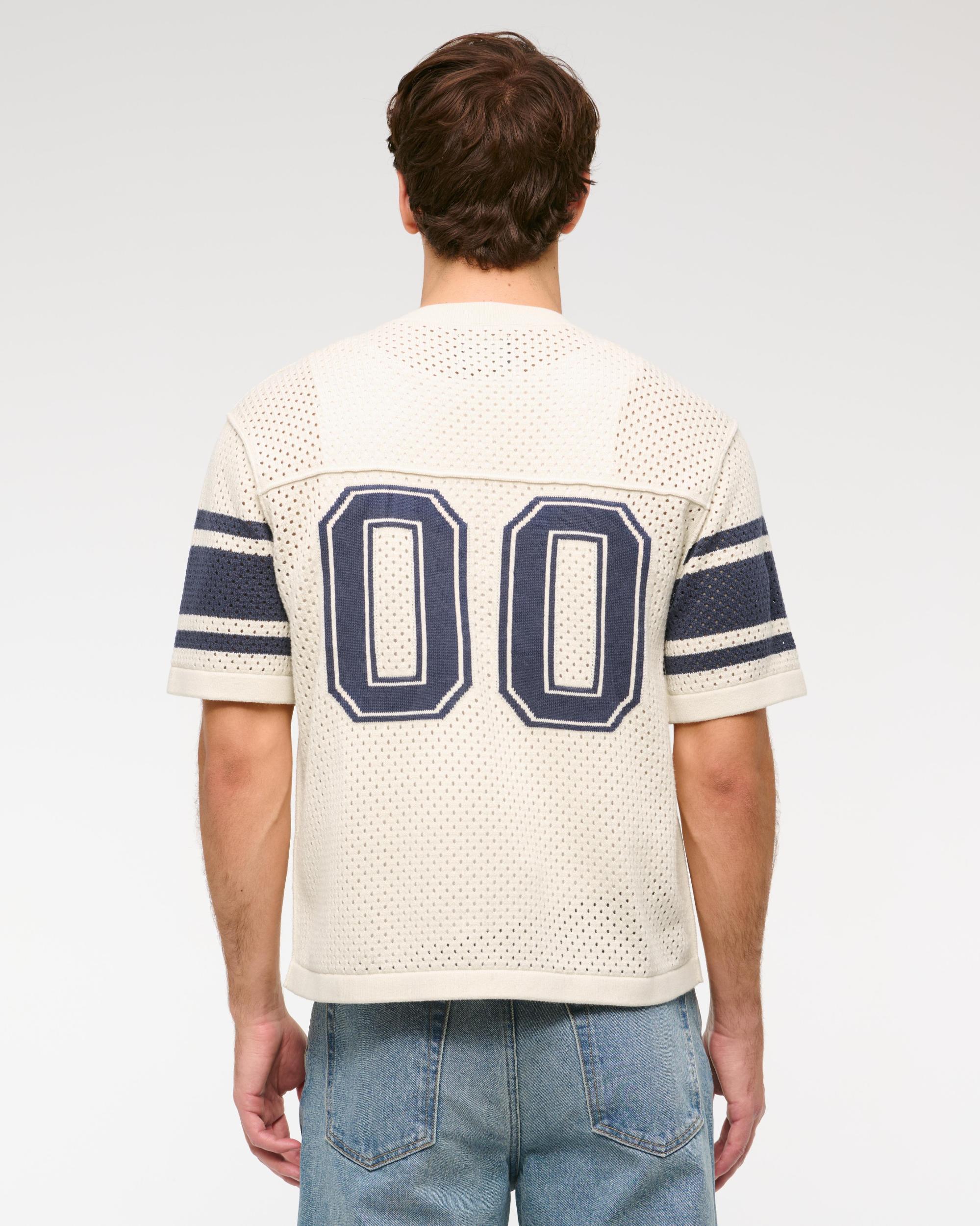 Football Jersey-Inspired Sweater Product Image