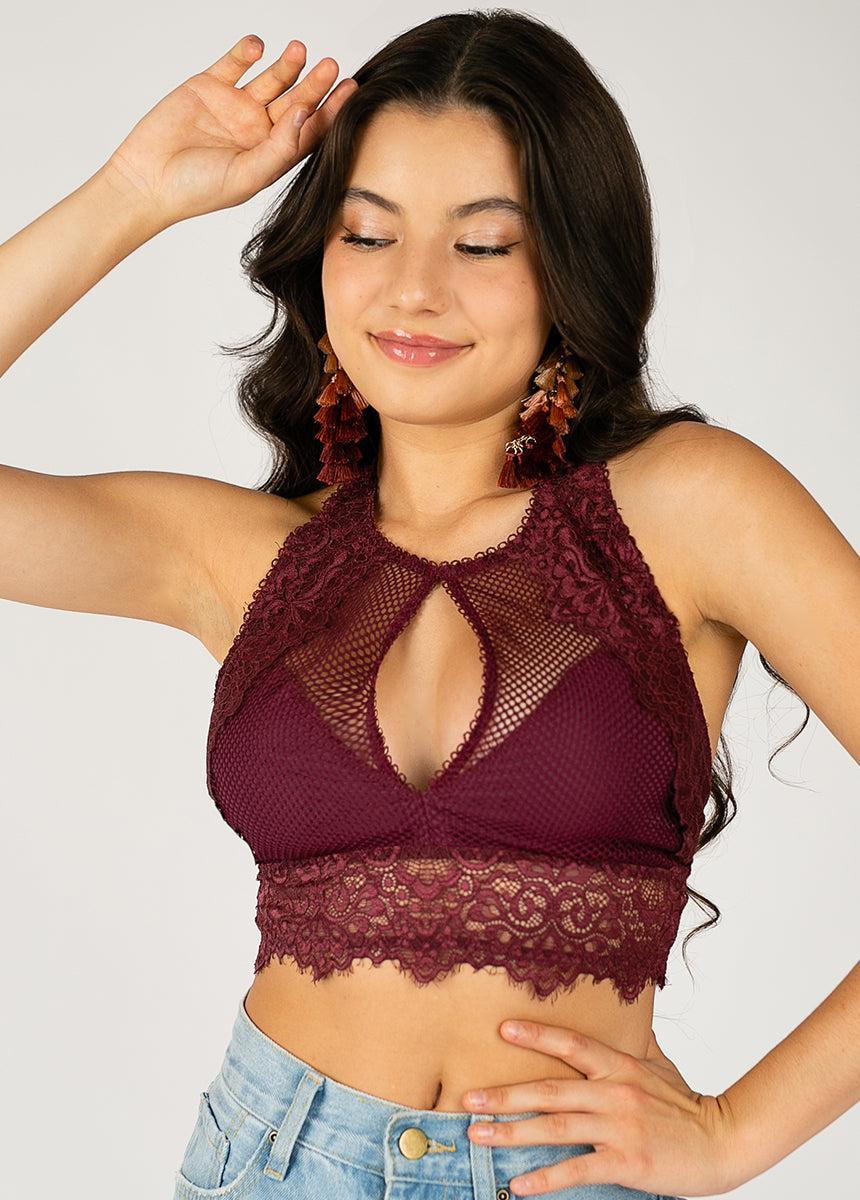 Myranda Bralette in Plum Female Product Image
