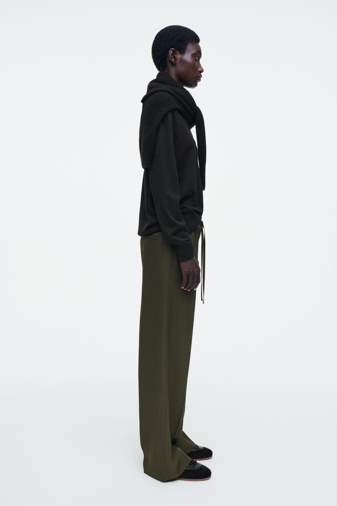 DRAWSTRING STRAIGHT-LEG PANTS Product Image