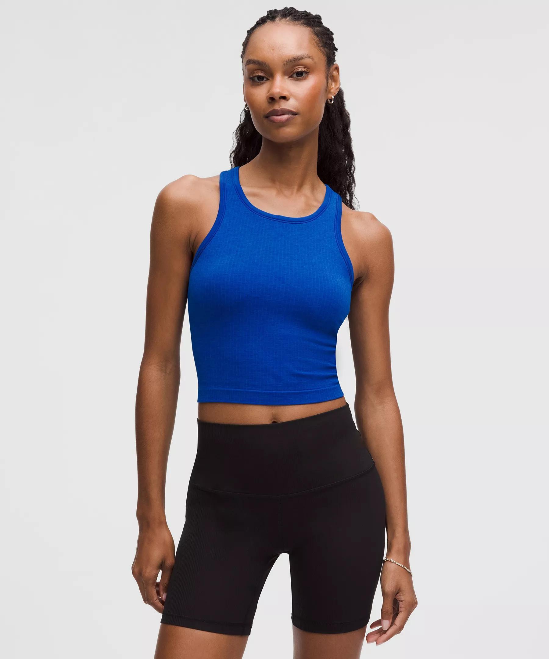 Ebb to Street Cropped Racerback Tank Top *Light Support, B/C Cup Product Image