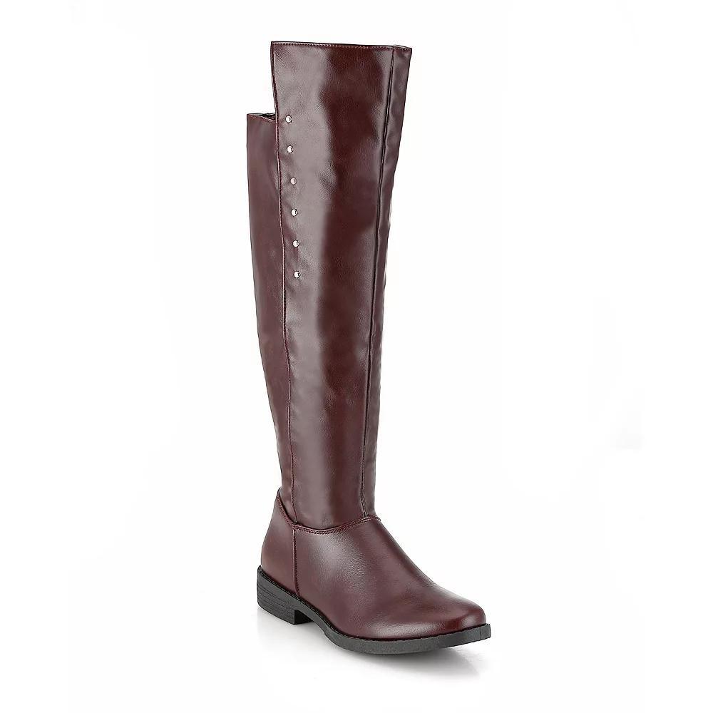 Henry Ferrera Bistro 100 Women's Tall Riding Boots, Size: 7.5, Red Product Image