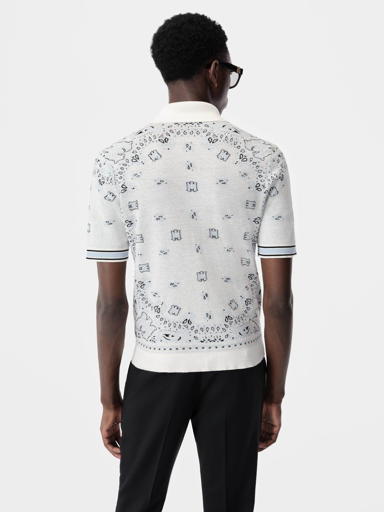 BANDANA POLO - White Blue Product Image