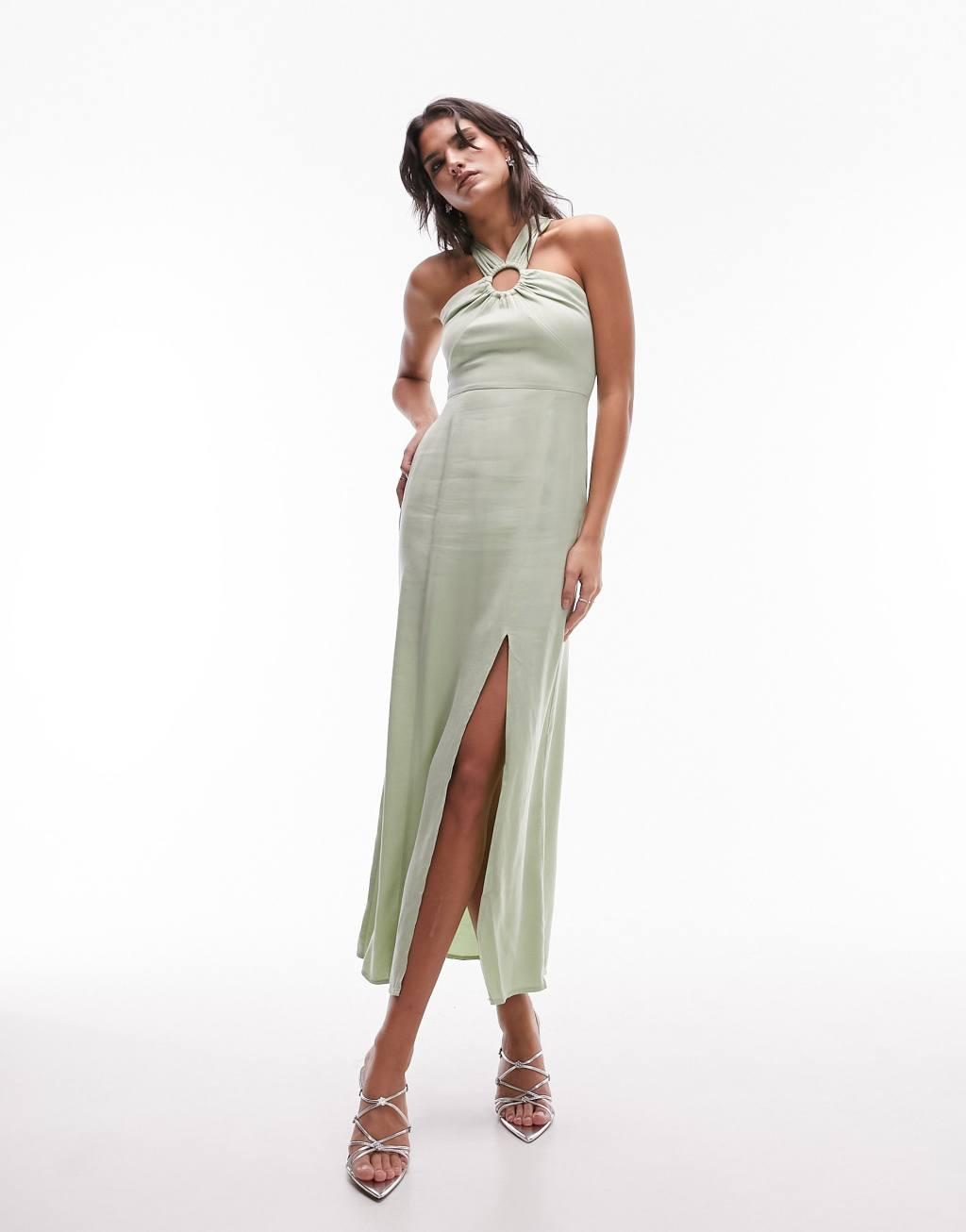 Topshop ring detail maxi dress Product Image