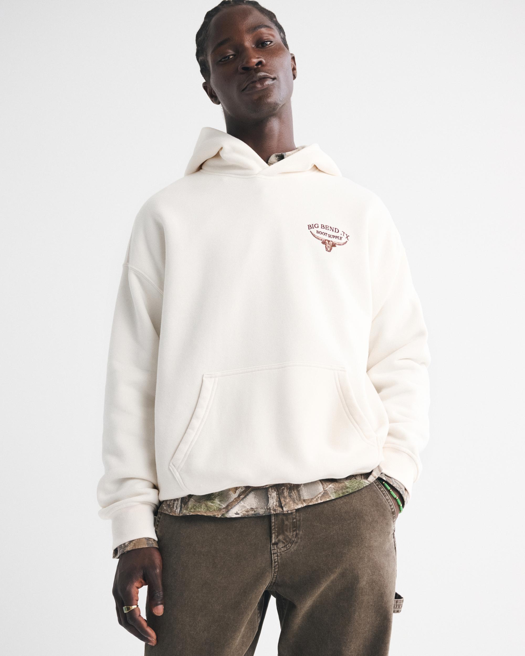 Western Graphic Popover Hoodie Product Image