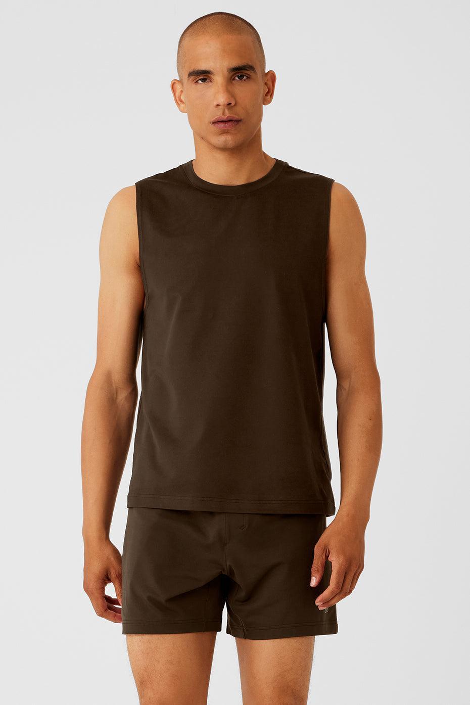 Conquer Muscle Tank - Espresso Male Product Image