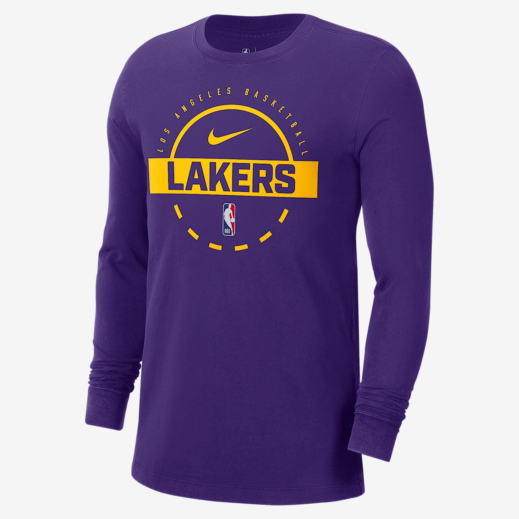 New York Knicks Men's Nike NBA Practice Long-Sleeve T-Shirt Product Image