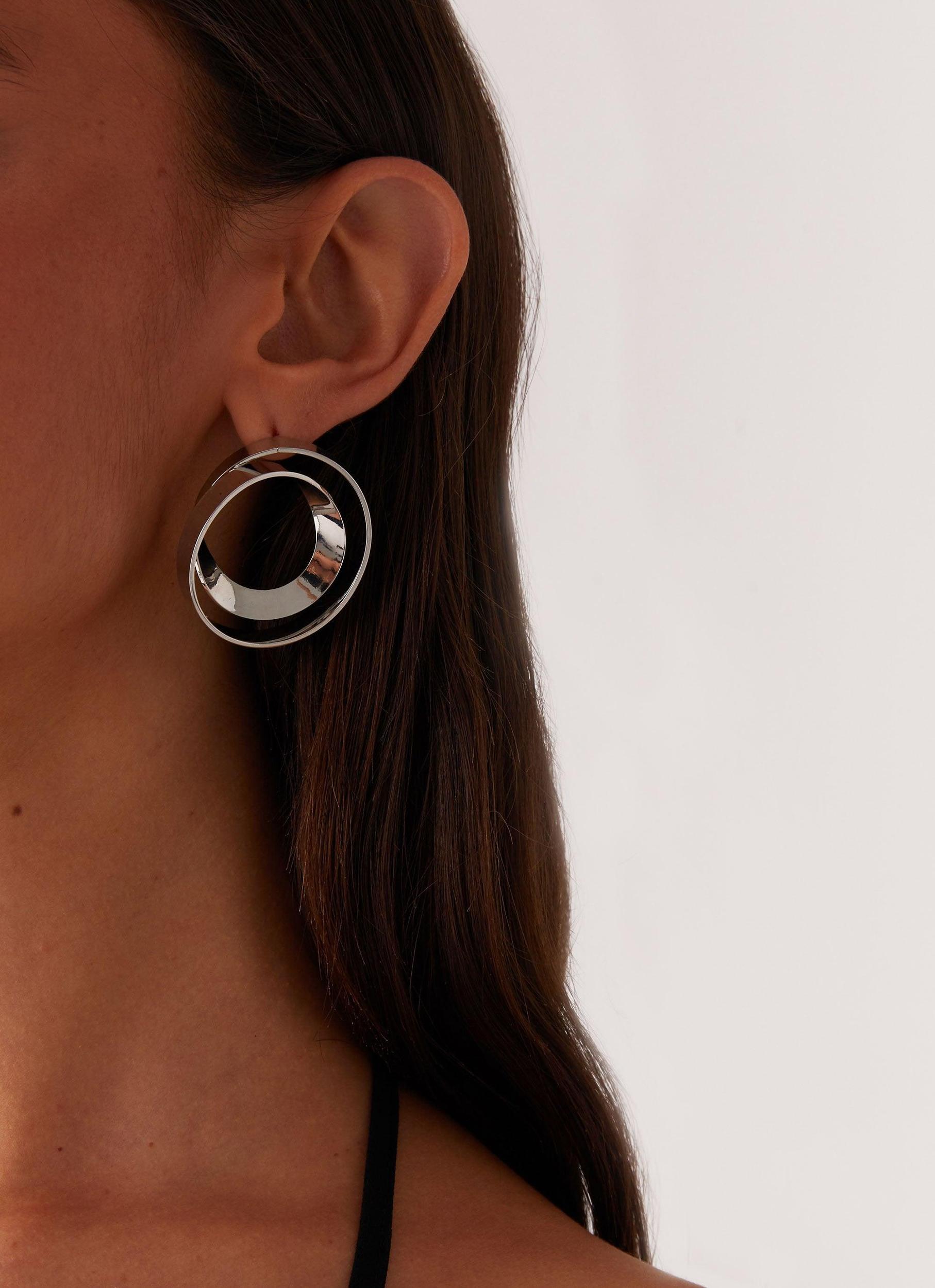 Hopeful Earrings - Silver Product Image