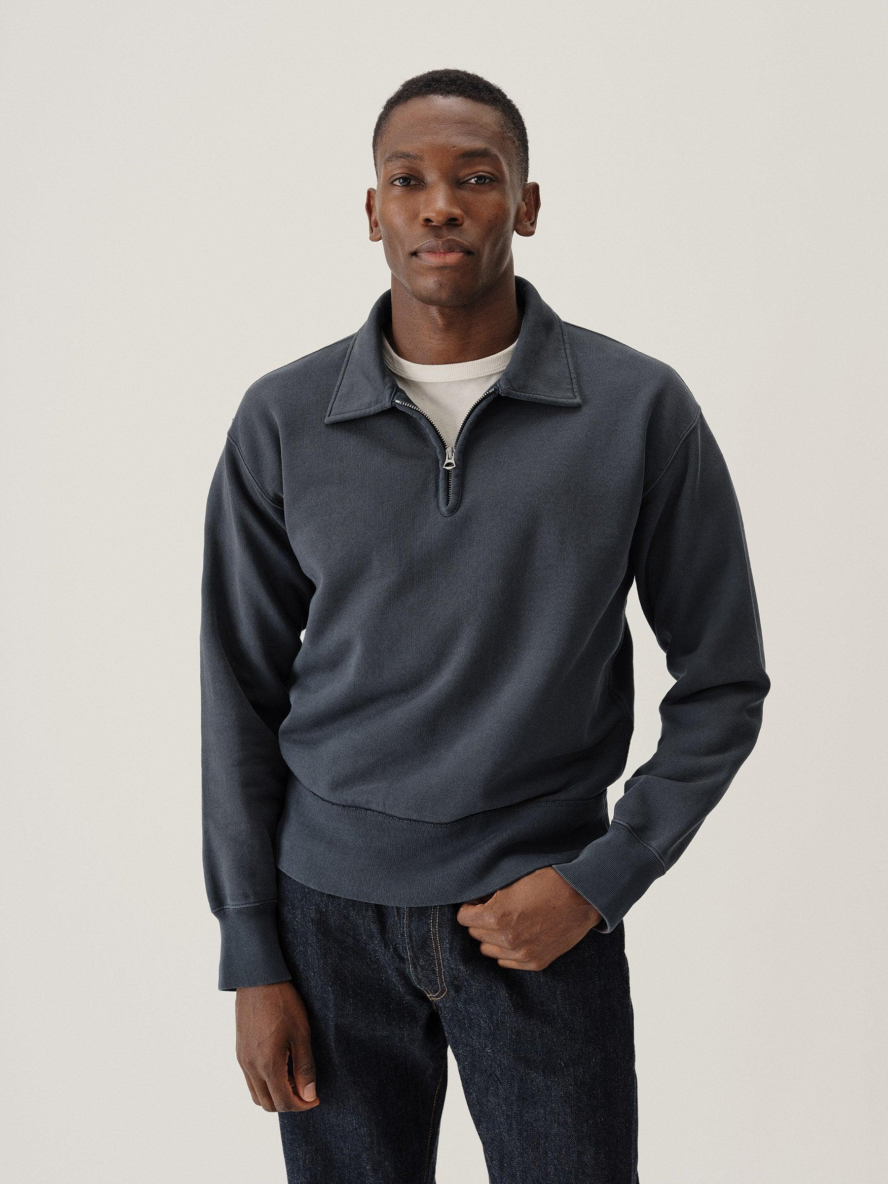 Black Sunfade Welterweight Quarter Zip Product Image