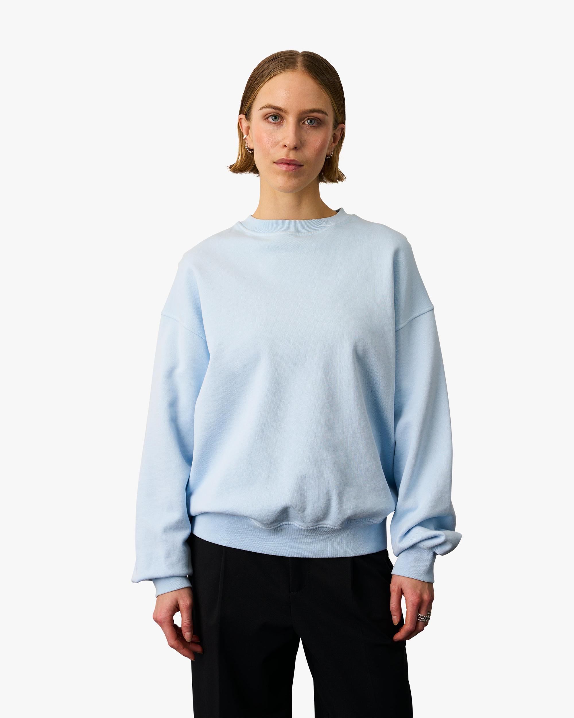 Organic Oversized Crew - Oyster Grey Product Image