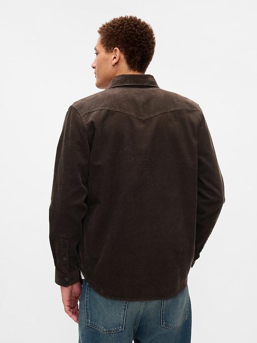 Corduroy Western Shirt Product Image