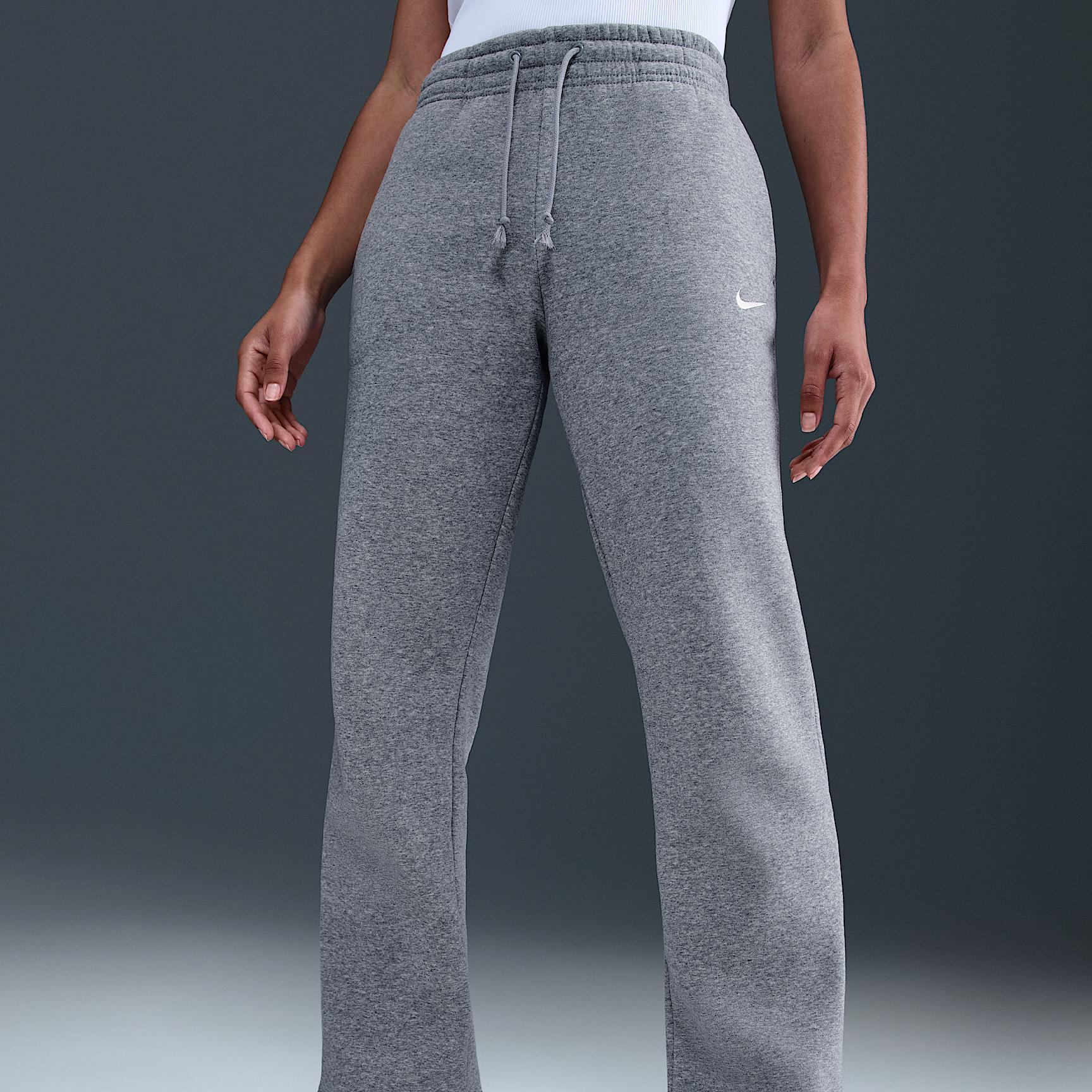 Women's Nike Sportswear Phoenix Fleece Mid-Rise Open-Hem Pants Product Image