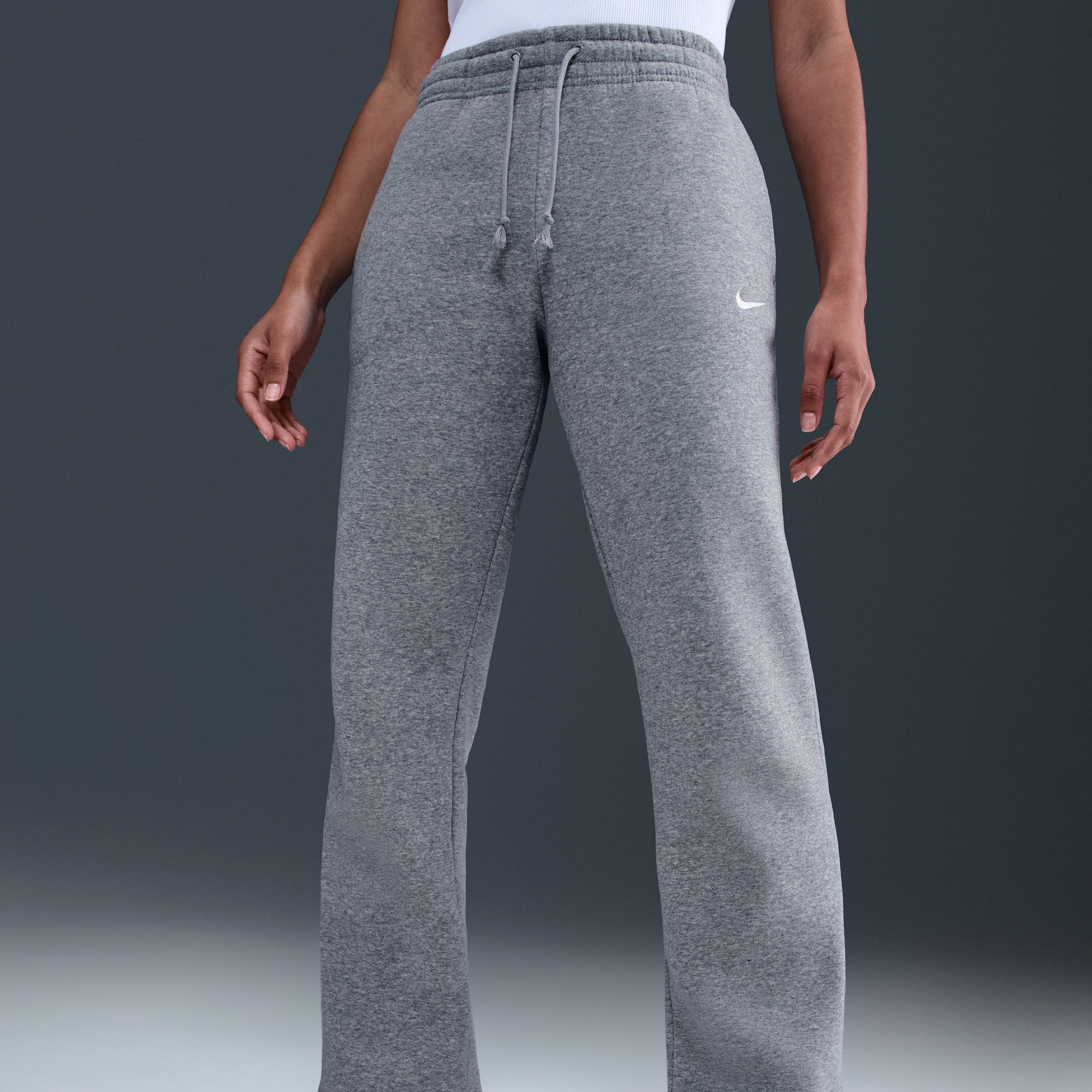 Women's Nike Sportswear Phoenix Fleece Mid-Rise Open-Hem Pants Product Image