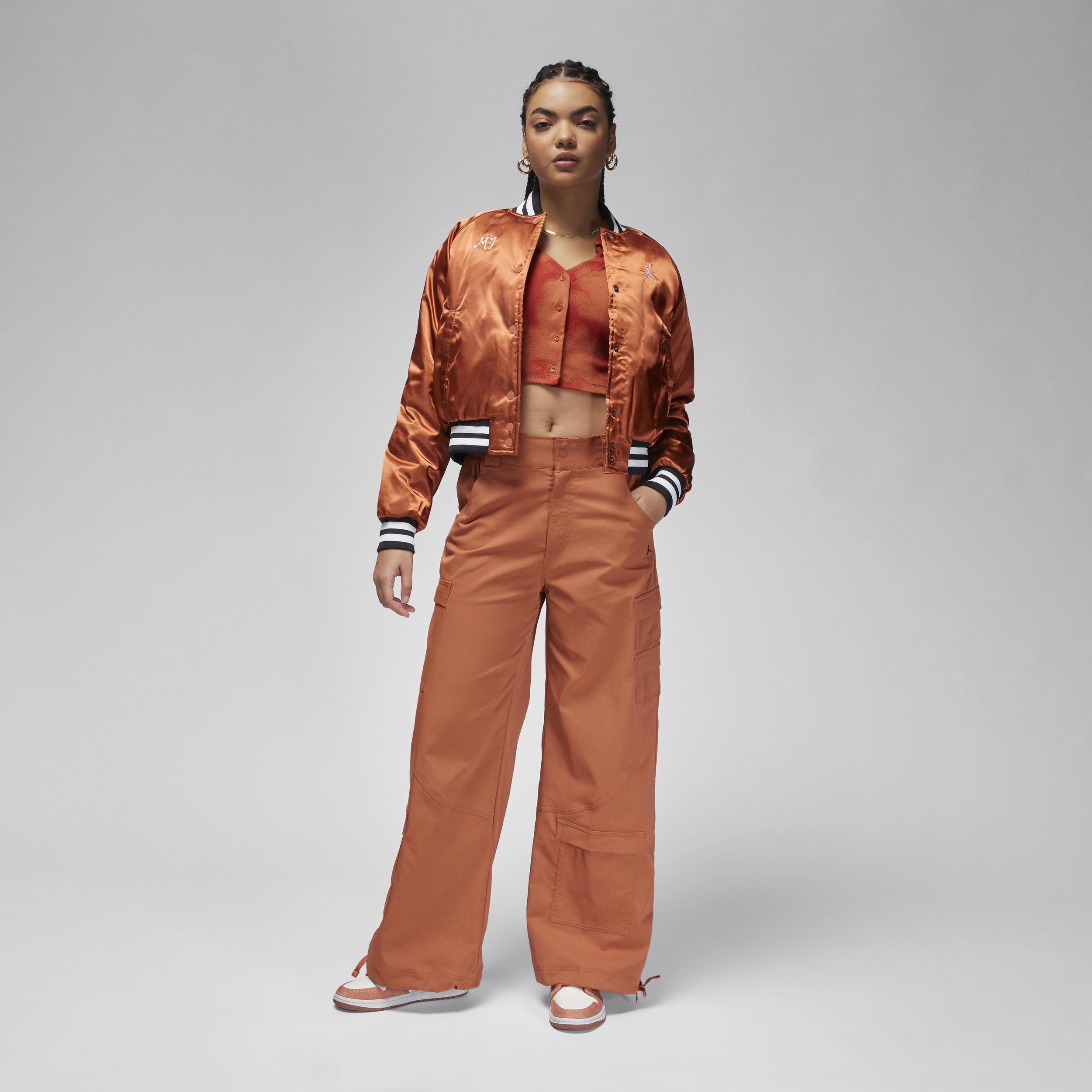 Jordan Womens Jordan Varsity Jacket - Womens Dusty Peach Product Image