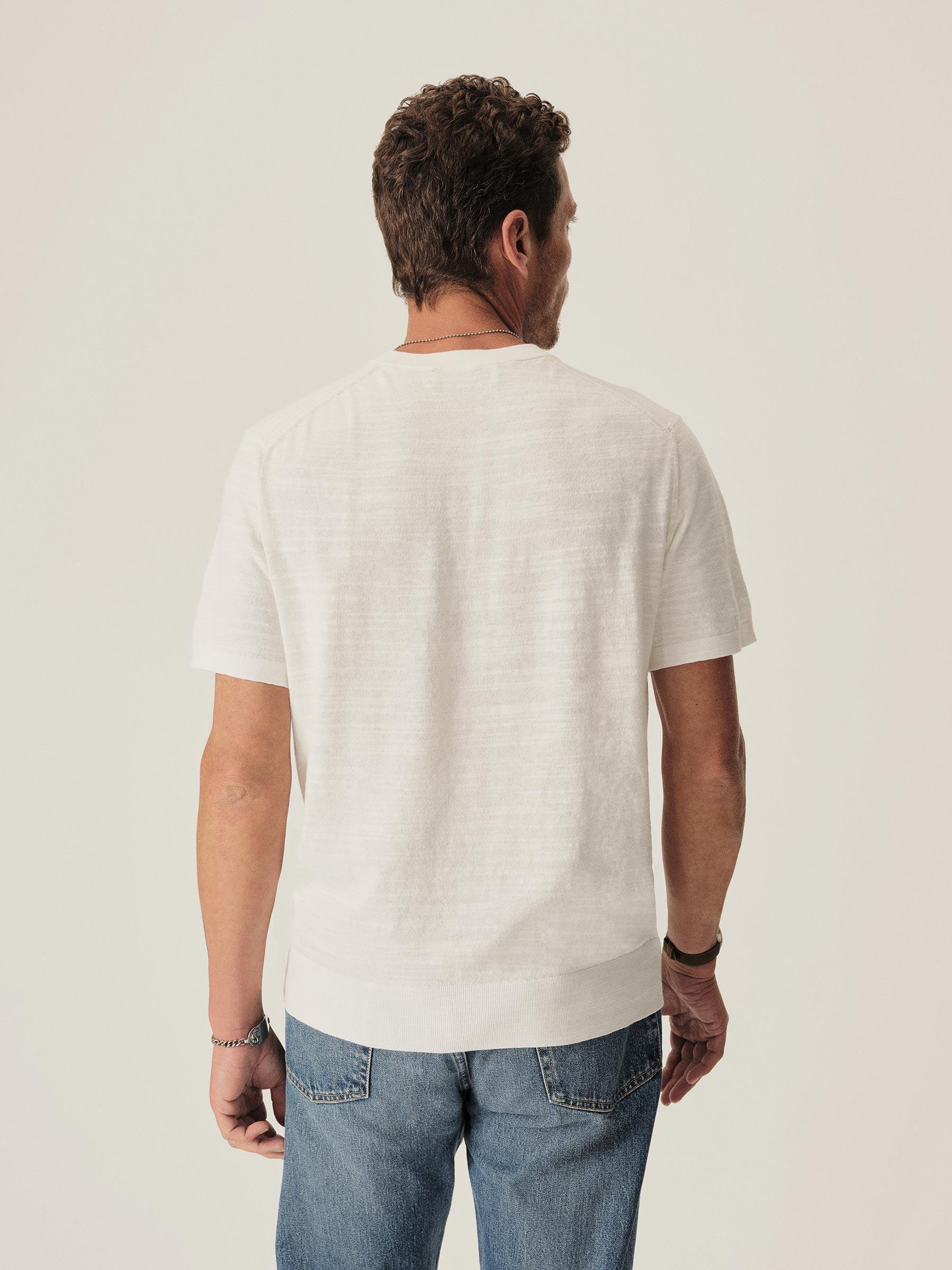 Ivory Avalon Knit Classic Tee Product Image