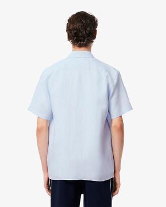 Short Sleeved Linen Shirt Product Image