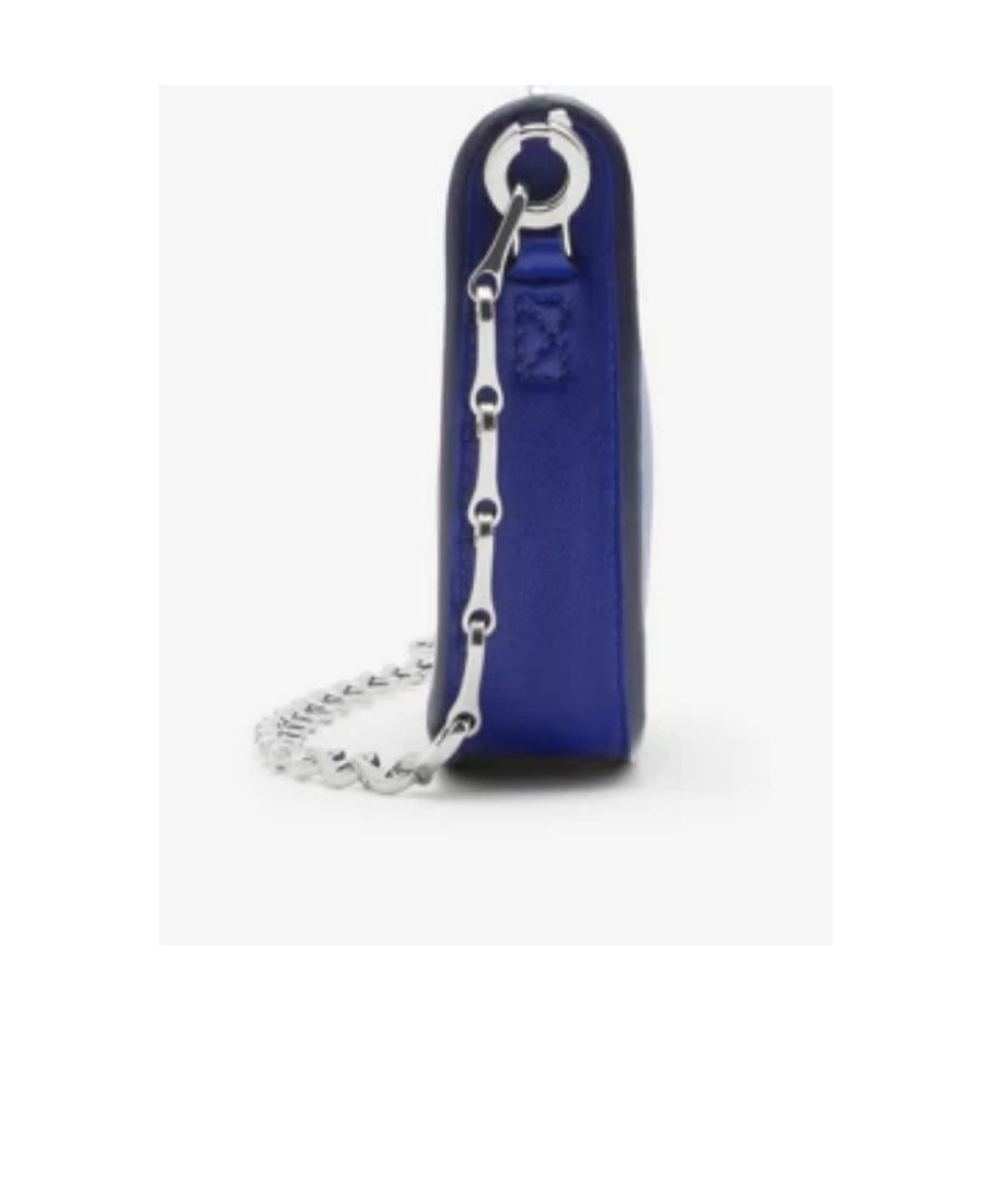 BURBERRY Micro Shield Sling Bag In Blue Product Image