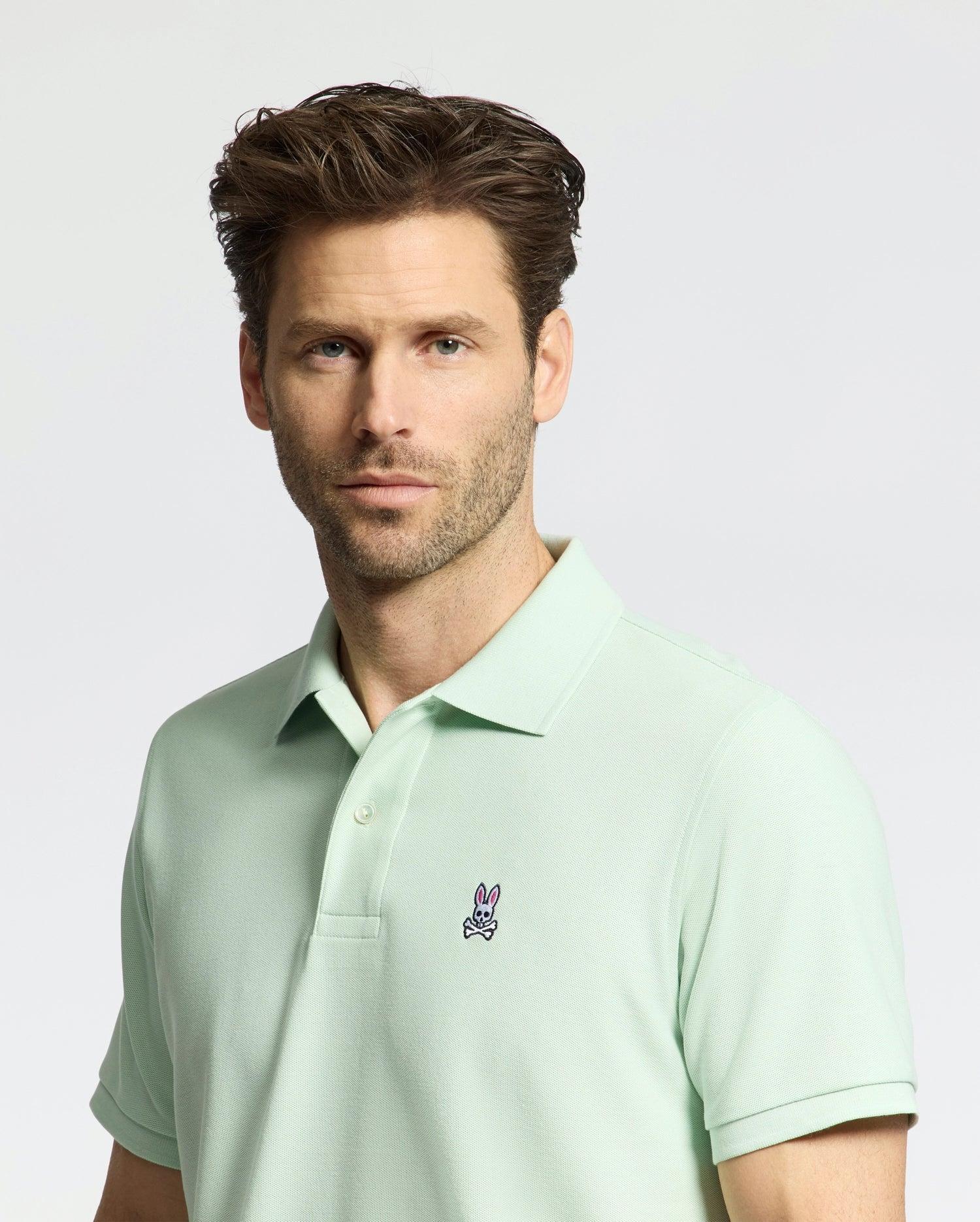 Men's Classic Pique Polo 333 GOSSAMER GREEN / XXXL Product Image