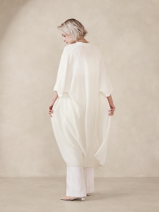 Cashmere-Linen Duster Cardigan Product Image
