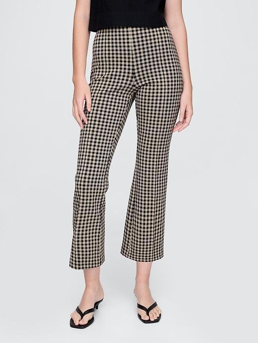 High Rise Ponte Crop Kick Pants Product Image