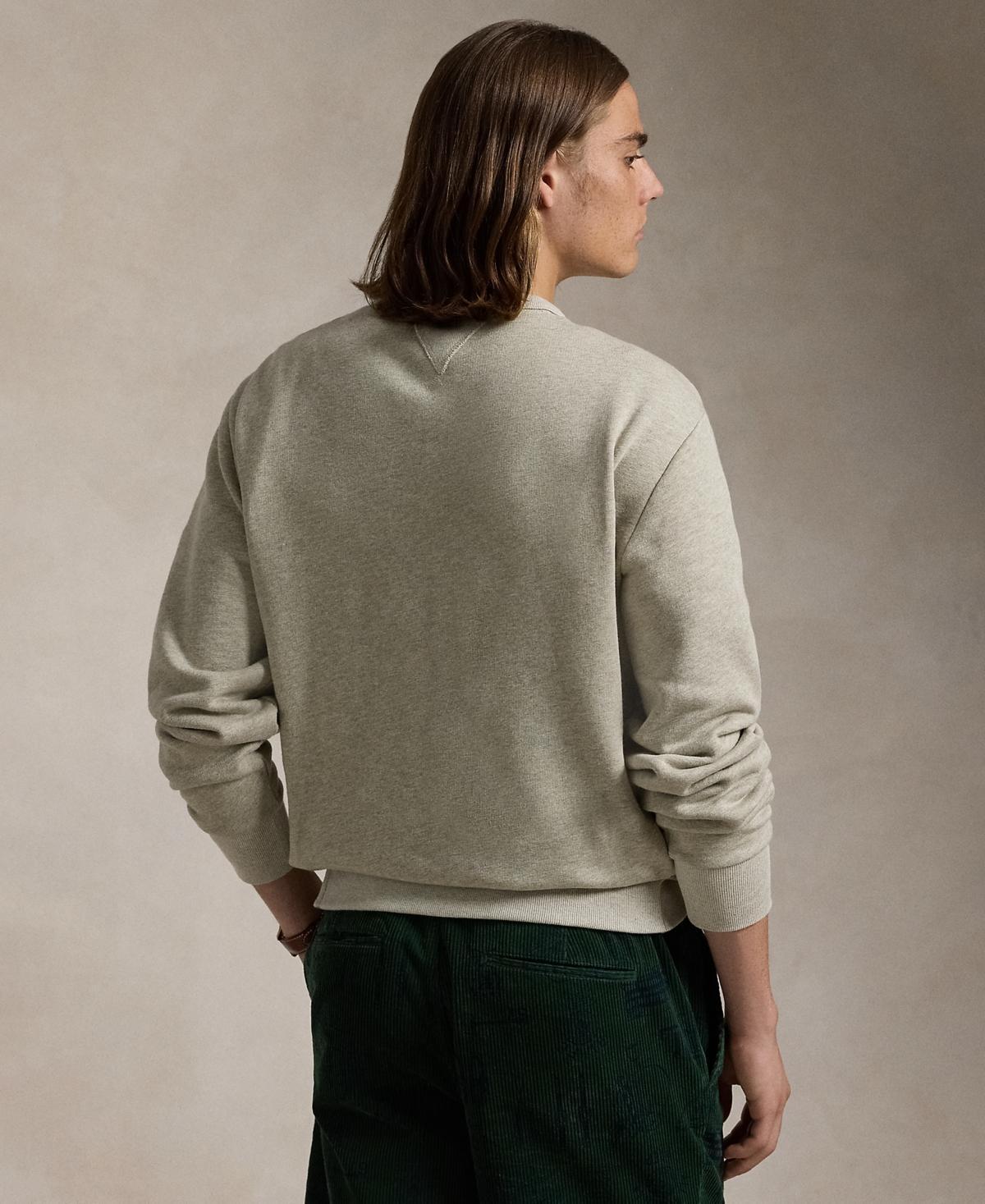 POLO RALPH LAUREN Slub Fleece Graphic Sweatshirt In Lt Vintage Hthr Product Image