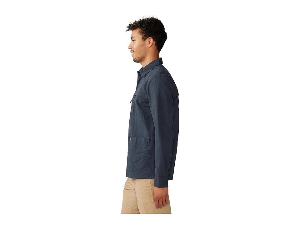Mountain Hardwear Stryder Long Sleeve Shirt (Dark Pine) Men's Clothing Product Image