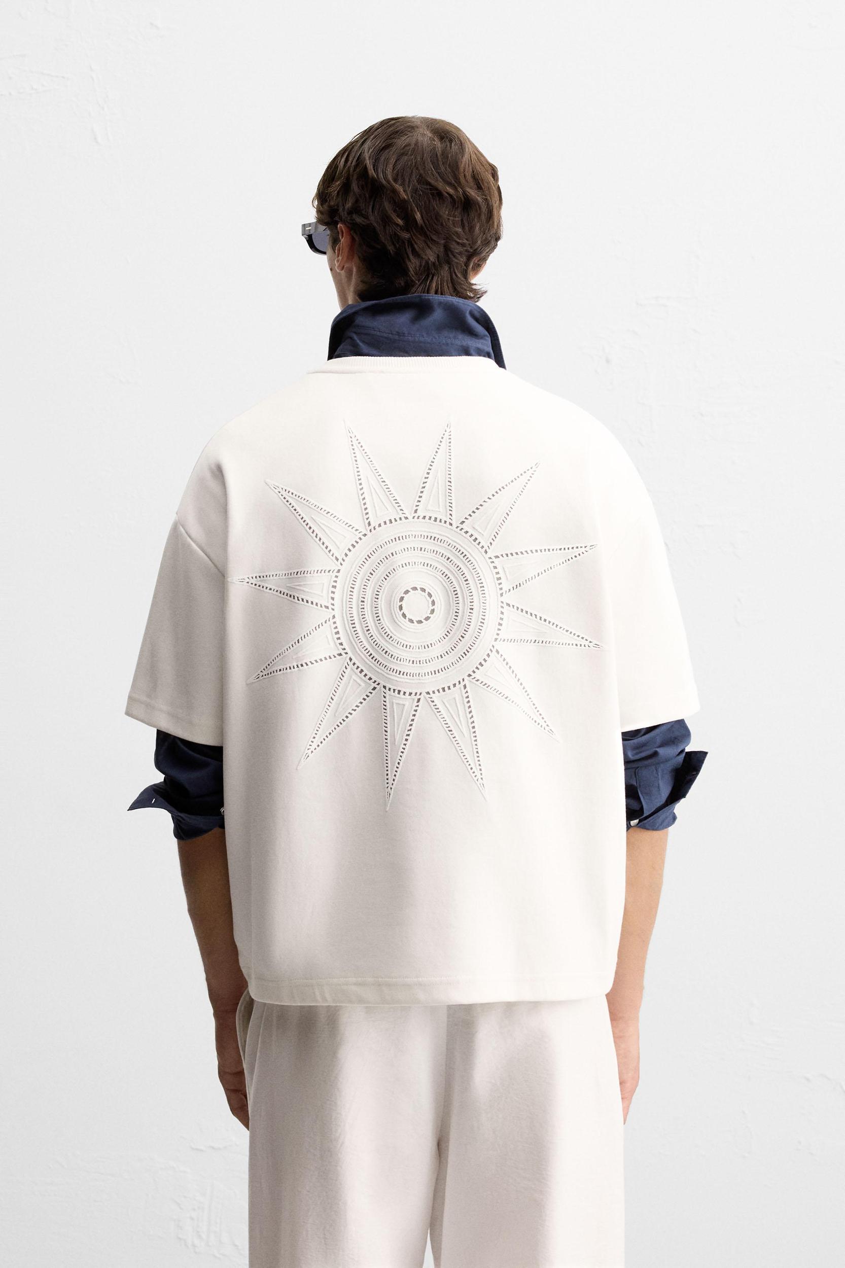 RAISED PRINT SWEATSHIRT Product Image