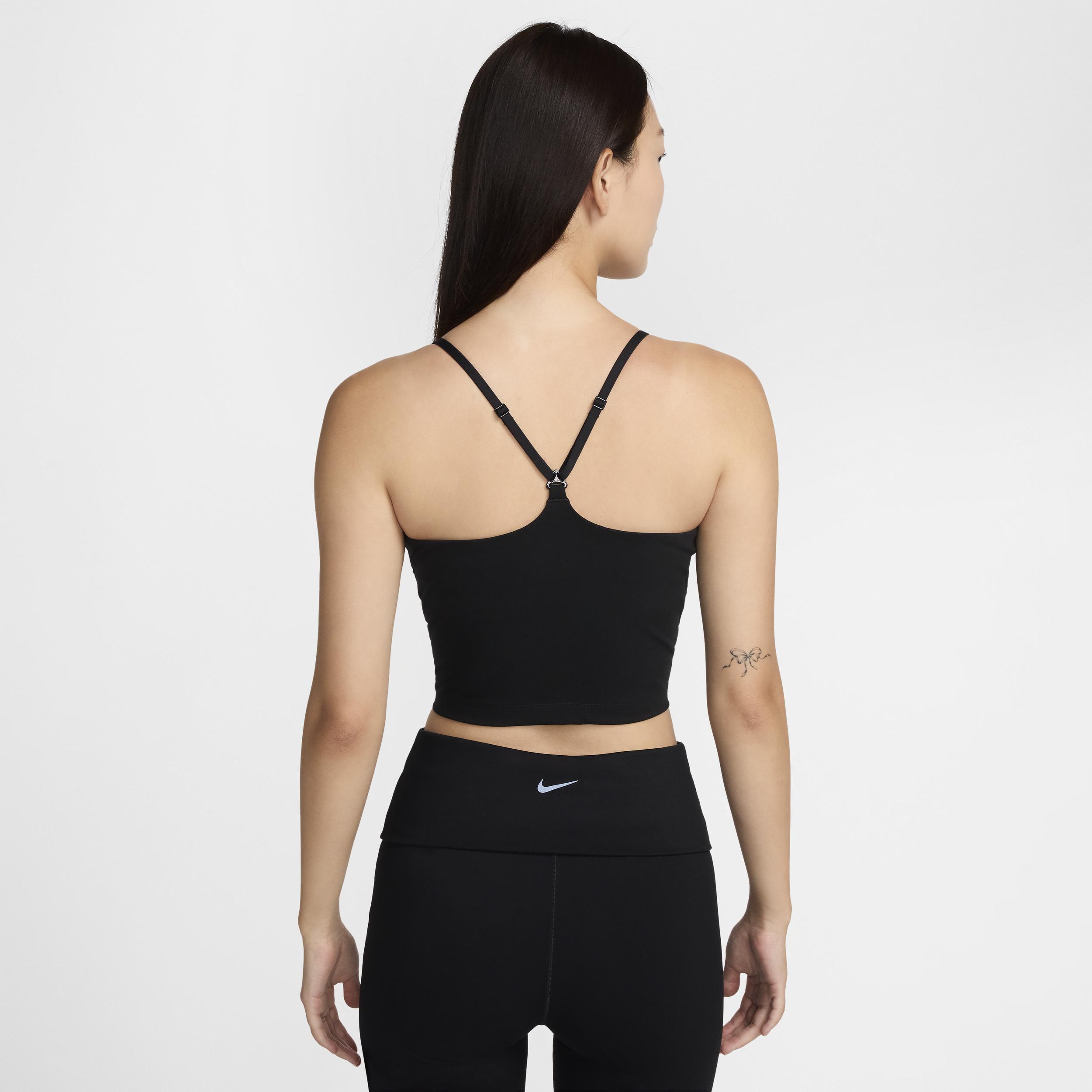 Women's Nike Indy Light Support Padded Sports Bra Tank Top, Size: Large, Black Product Image