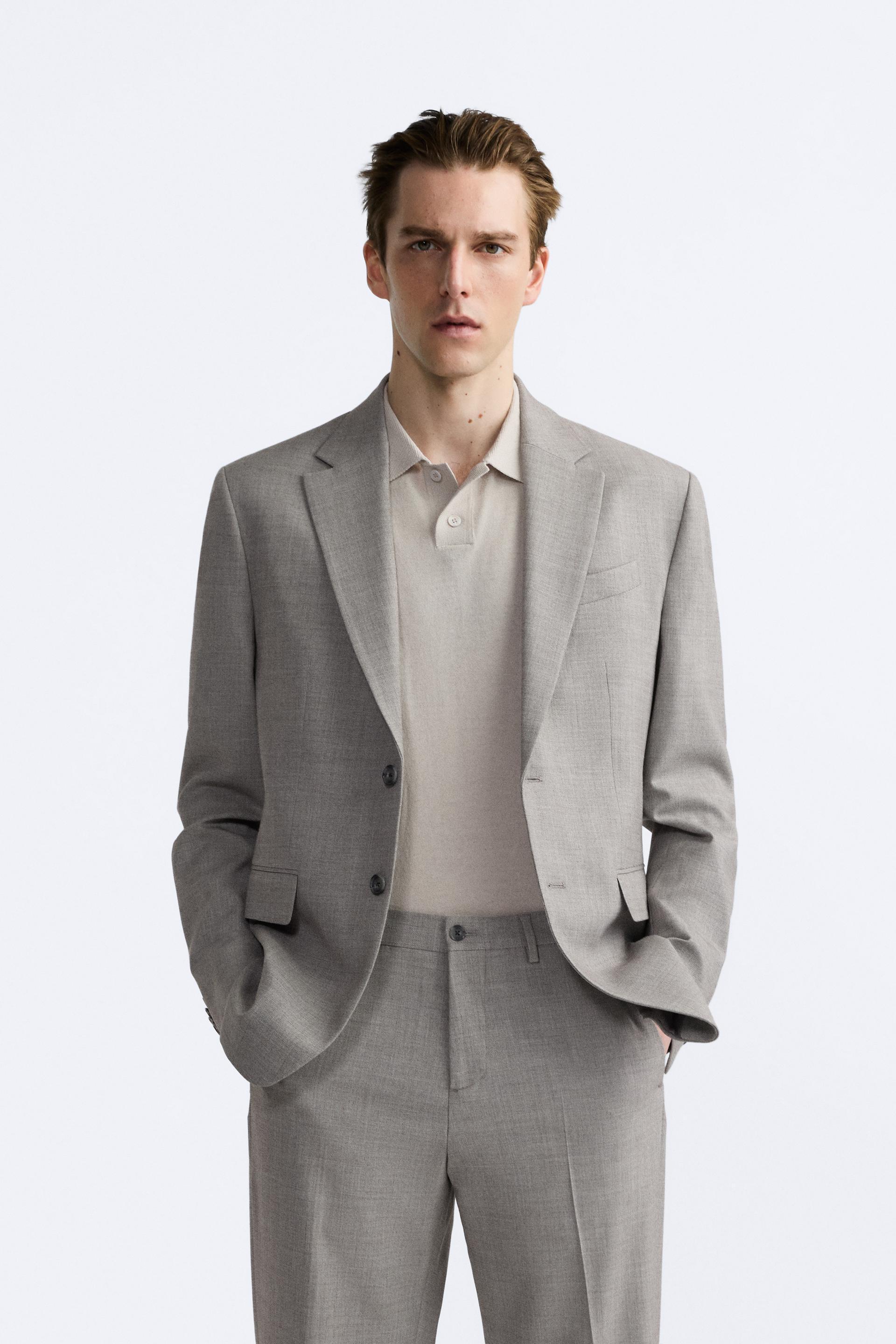 TEXTURED SUIT JACKET Product Image