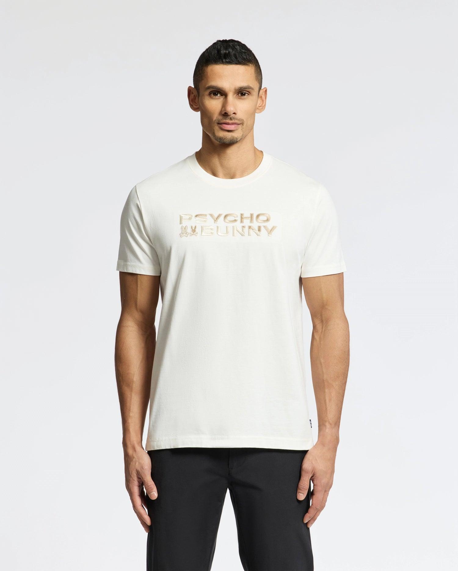 Men's Berni Embroidered Wordmark Graphic Tee 001 BLACK / XXL Product Image