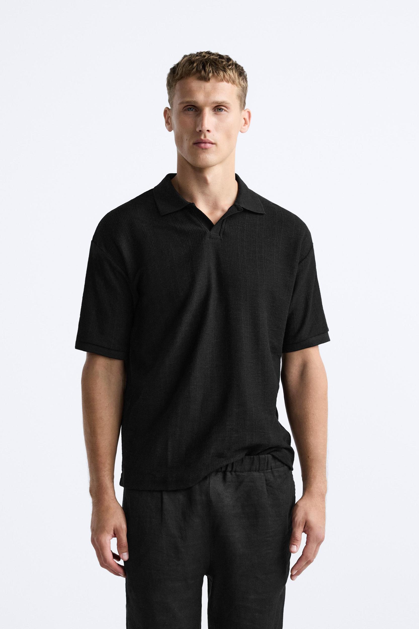 VERTICAL TEXTURED POLO Product Image