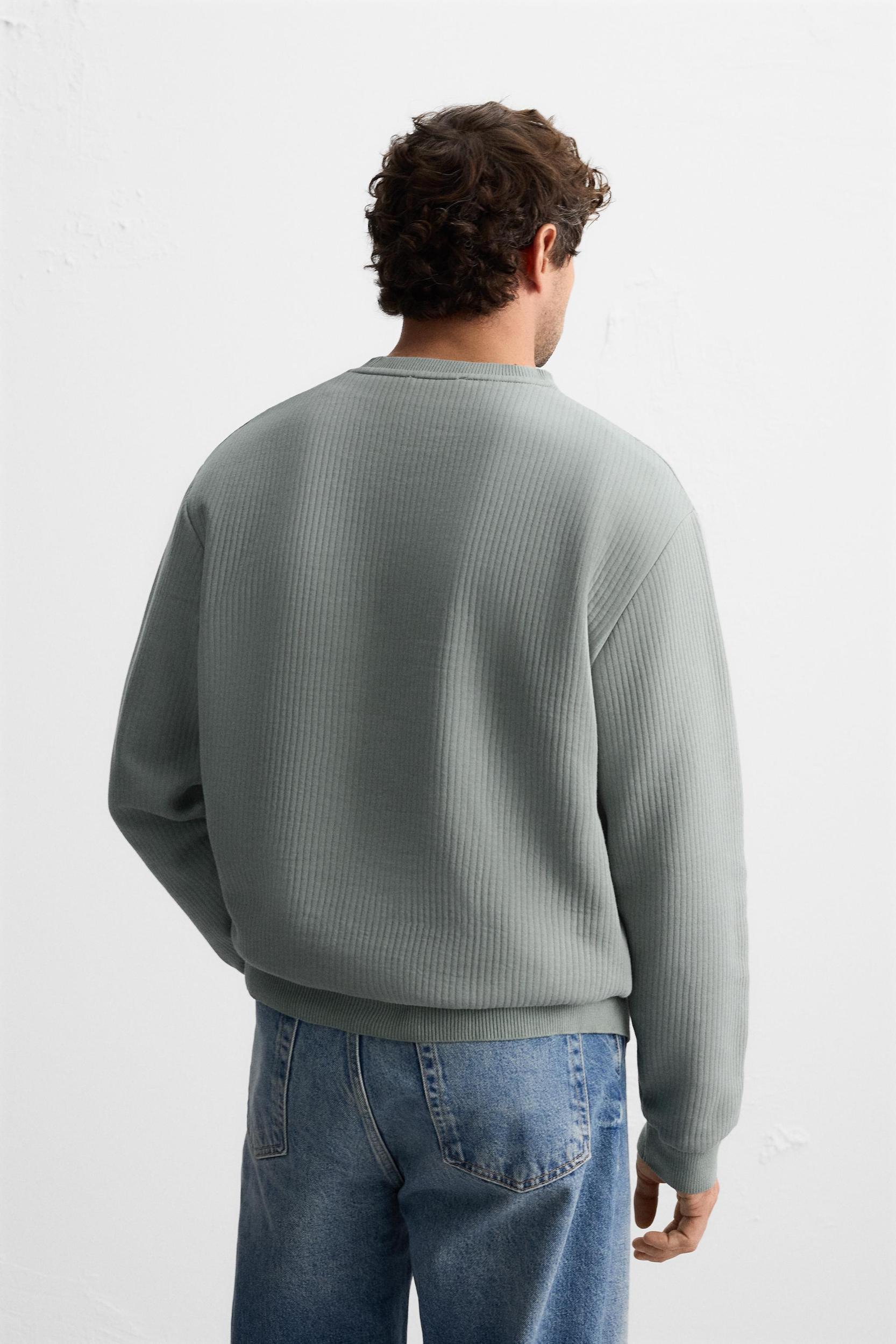 STRUCTURED QUILTED SWEATSHIRT Product Image