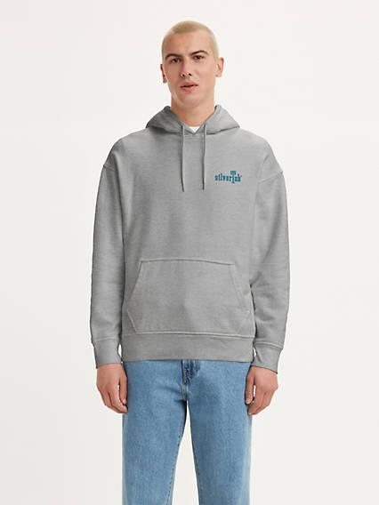 Relaxed Graphic Hoodie Sweatshirt Product Image