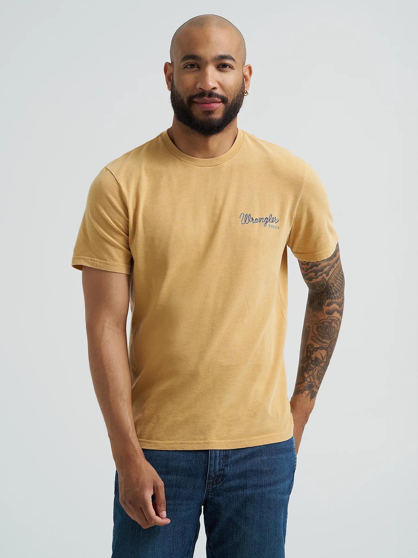 Men's Wrangler Mineral Wash Back Graphic T-Shirt | Men's SHIRTS | Wrangler® Product Image
