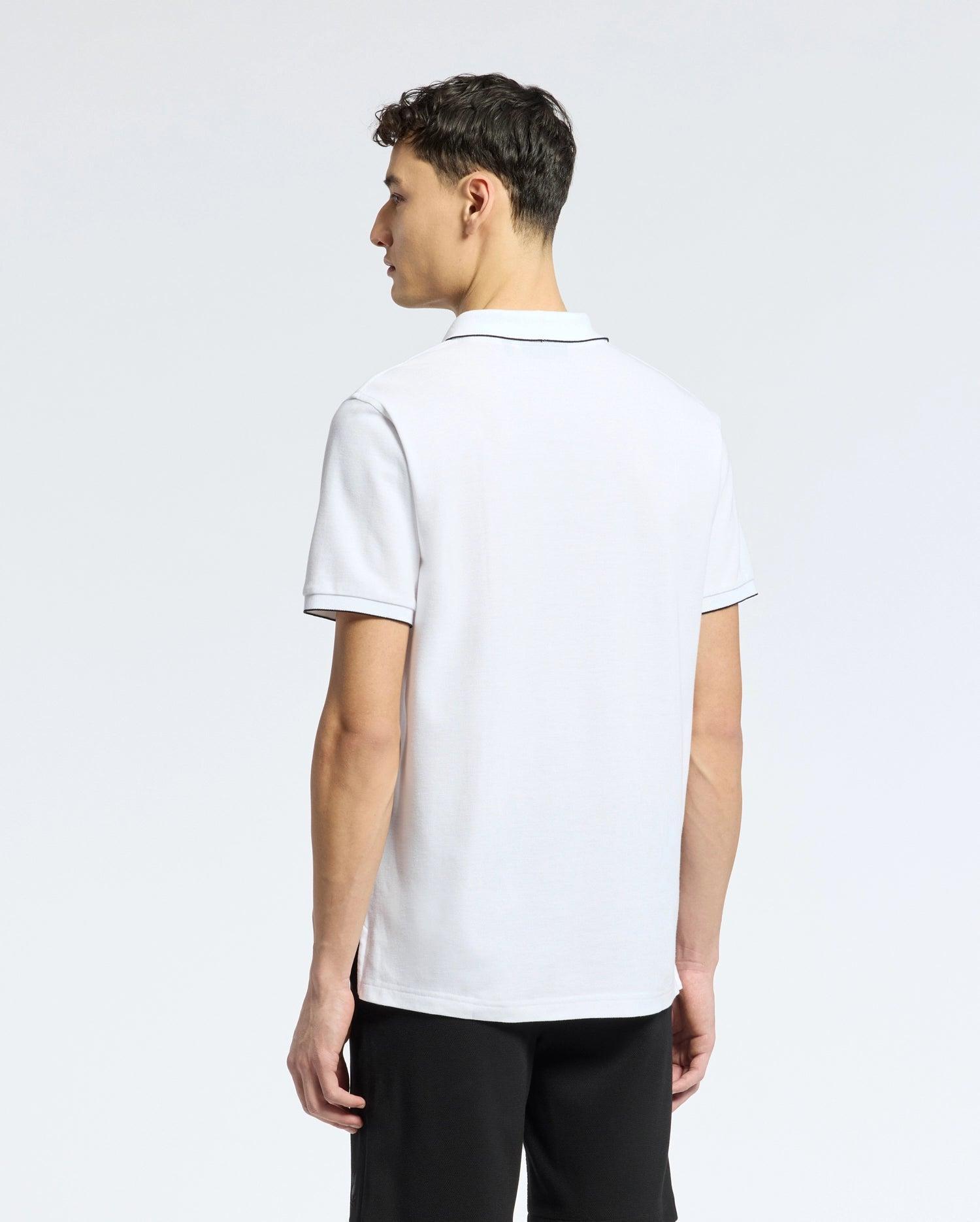 Men's East Hills Johnny Collar Polo 100 WHITE / S Product Image