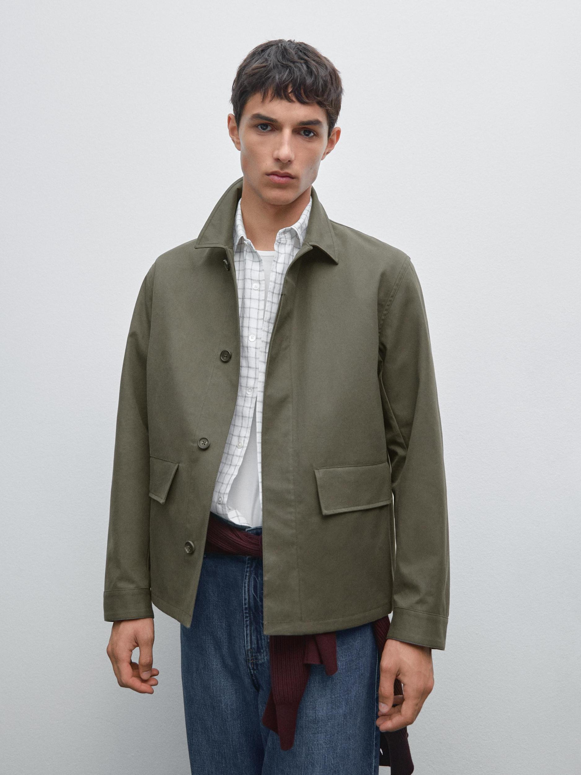 100% cotton maltinto finish jacket Product Image