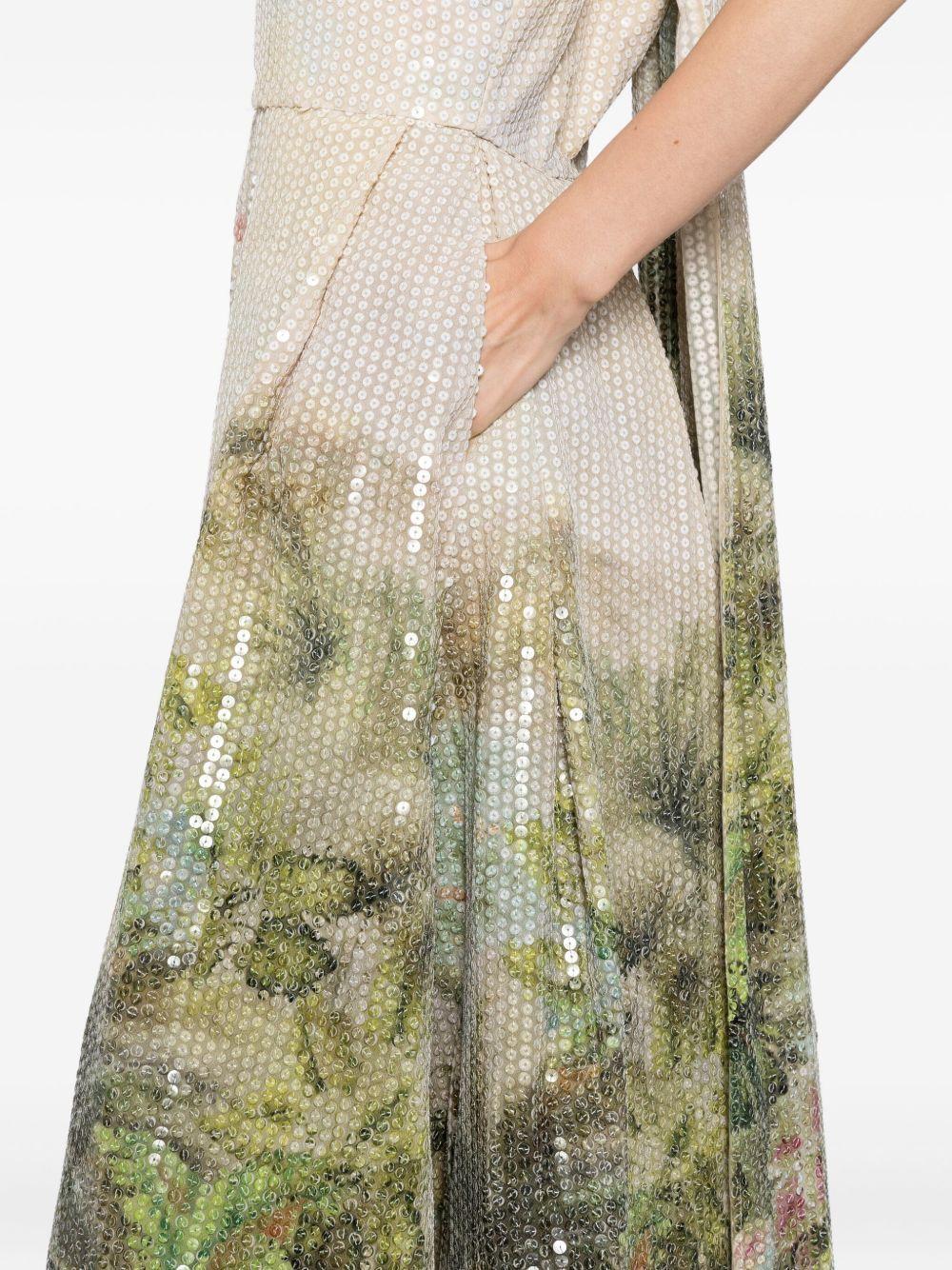 printed sequins dress Product Image